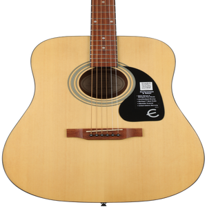 Epiphone DR-100 Dreadnought Acoustic Guitar - Natural | Sweetwater