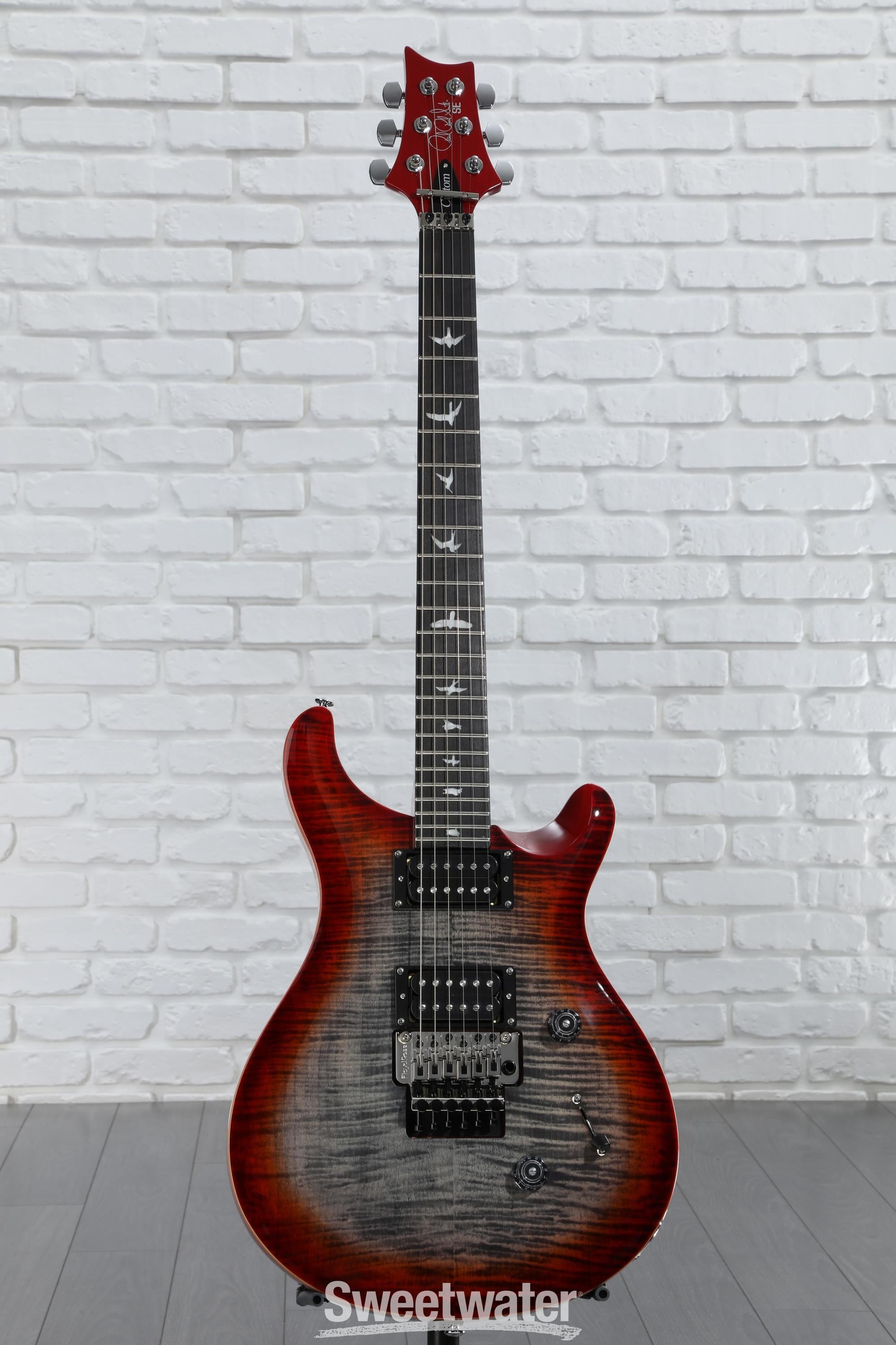 v*s様 PRS SE Custom24 Floyd charcoal burs PRS SE Custom 24 Floyd Electric Guitar - Charcoal Burst