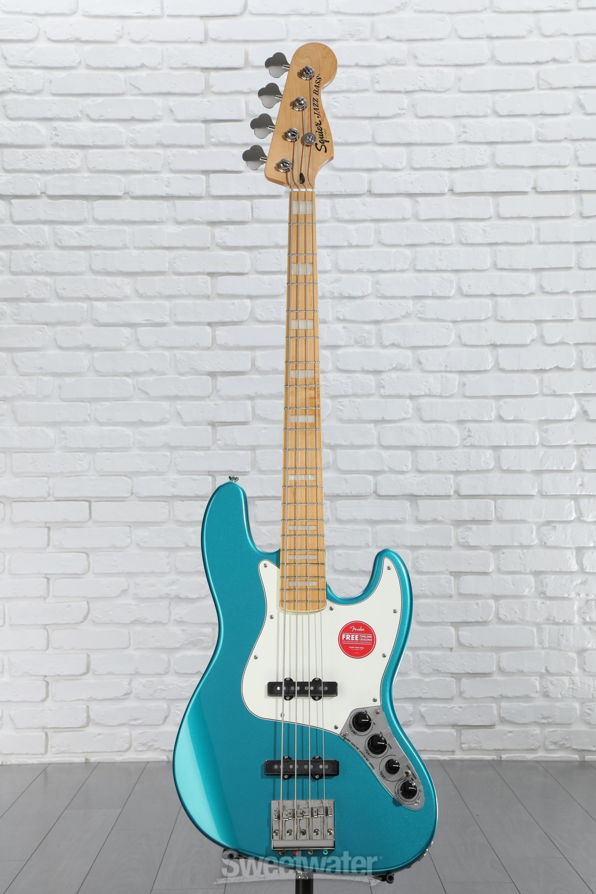 Squier Jazz Bass アクアマリン Squier Classic Vibe Active '70s Jazz Bass Guitar Ocean