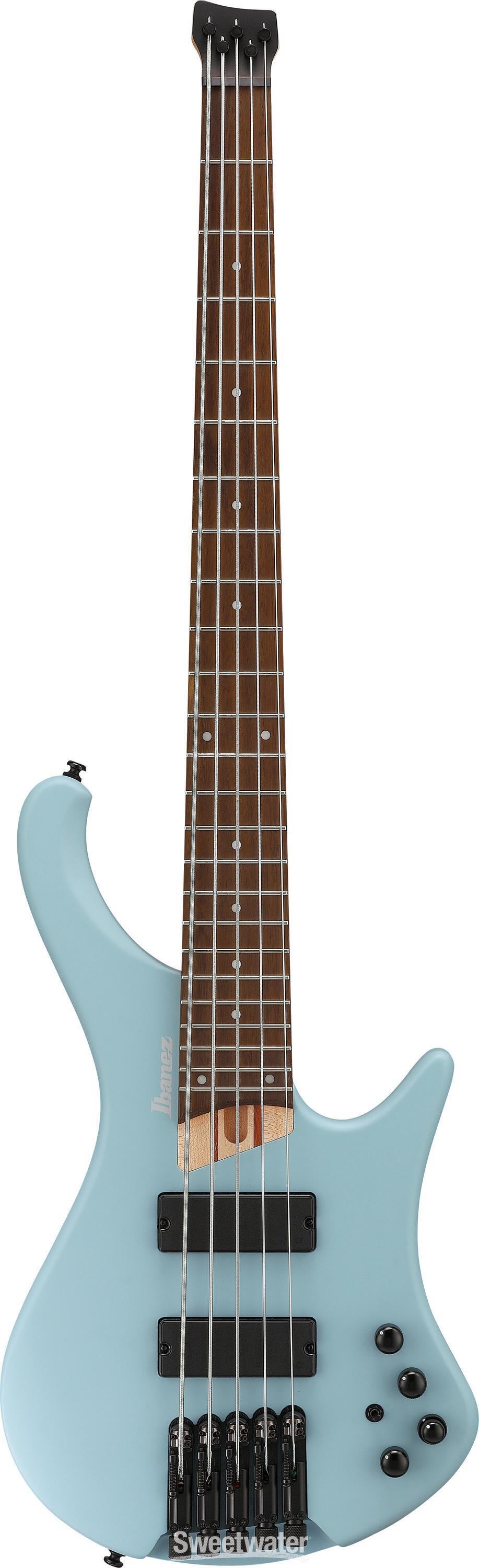 Ibanez Bass Workshop EHB605 5-string Electric Bass Guitar - Purist Blue Matte