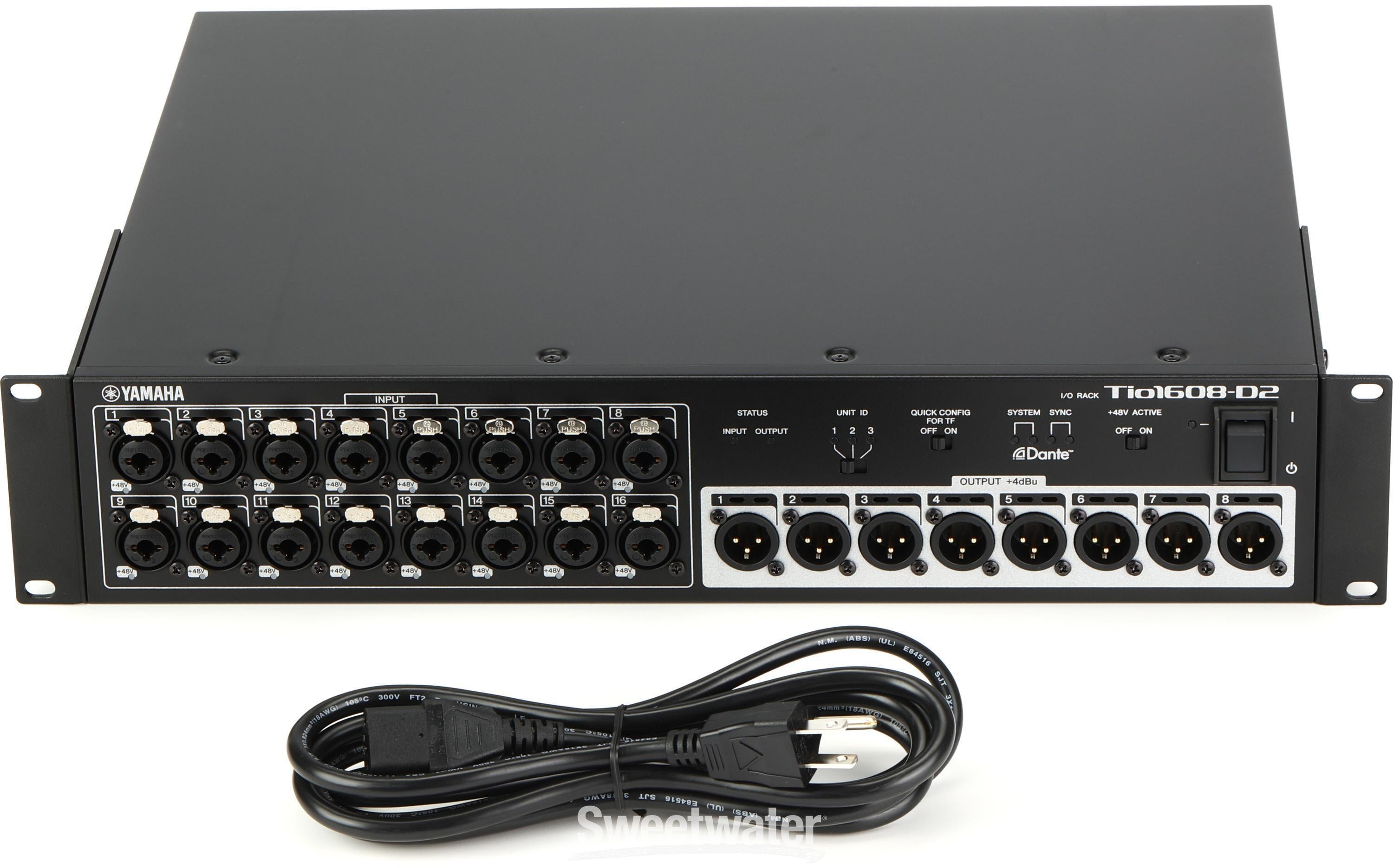Yamaha Tio1608-D2 Digital Stage Box with Dante | Sweetwater