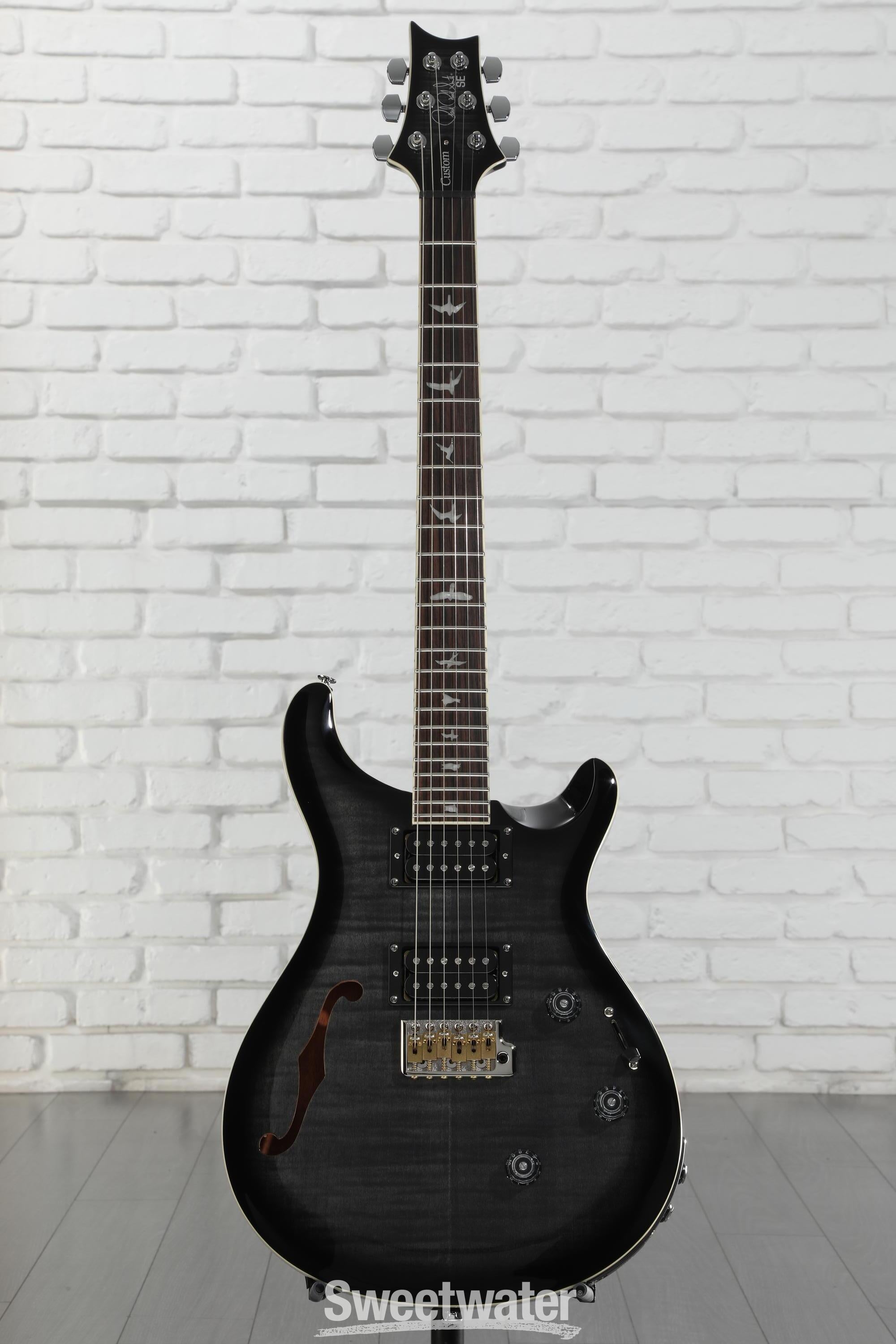 PRS SE Custom 24 Black（2012年製） PRS SE Custom 24 Quilted - Black Gold Burst (107876:BG)