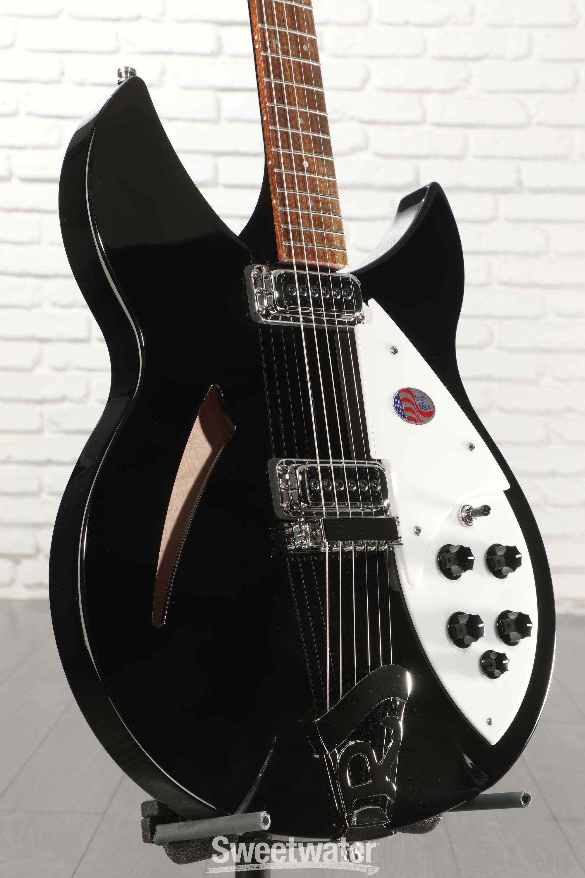 Photo of Rickenbacker 330 Thinline Semi-Hollow Electric Guitar - Jetglo