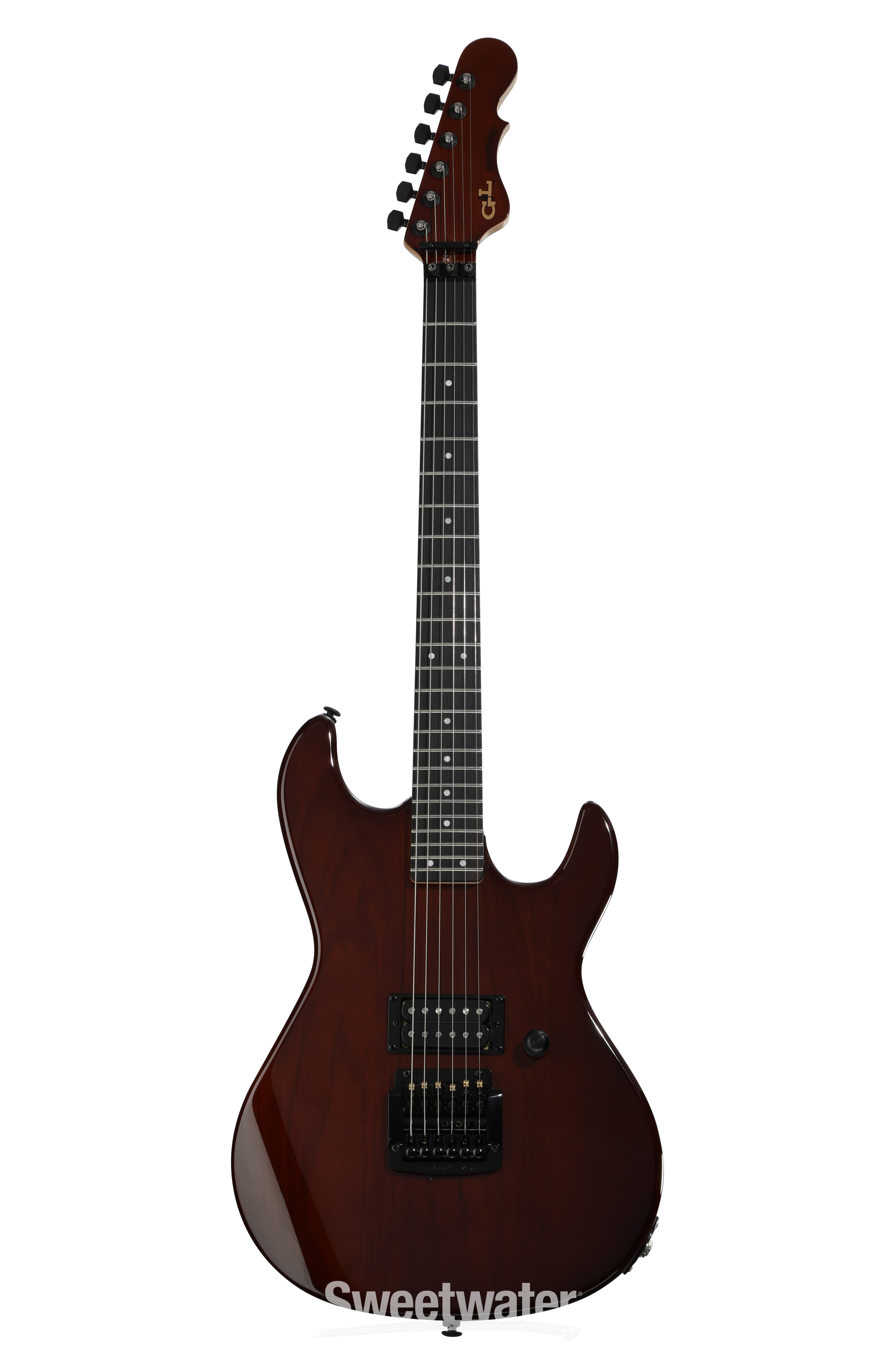 G&L Fullerton Deluxe Rampage 24 Kahler Electric Guitar - Whiskey G&L Fullerton Deluxe Rampage 24 Kahler Electric Guitar - Whiskey