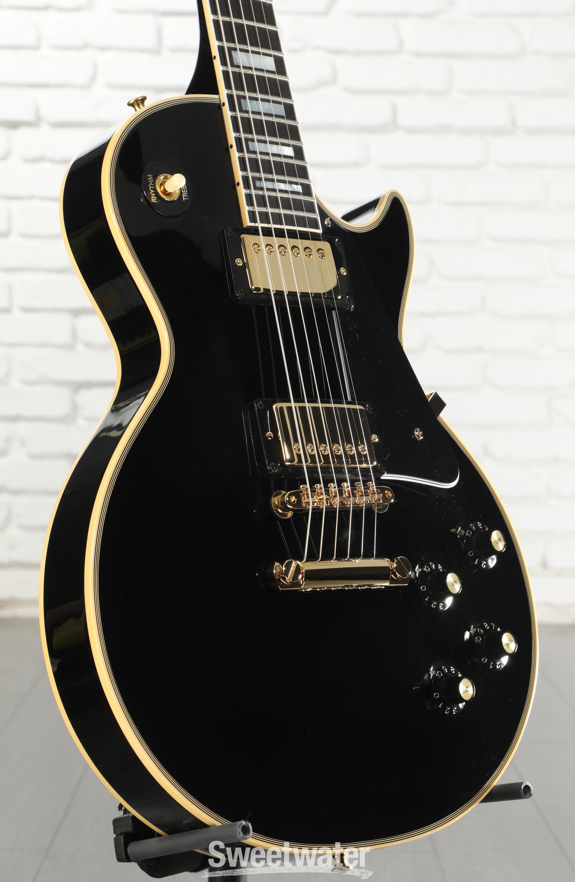 Gibson Custom 1968 Les Paul Custom Reissue Electric Guitar - Ebony