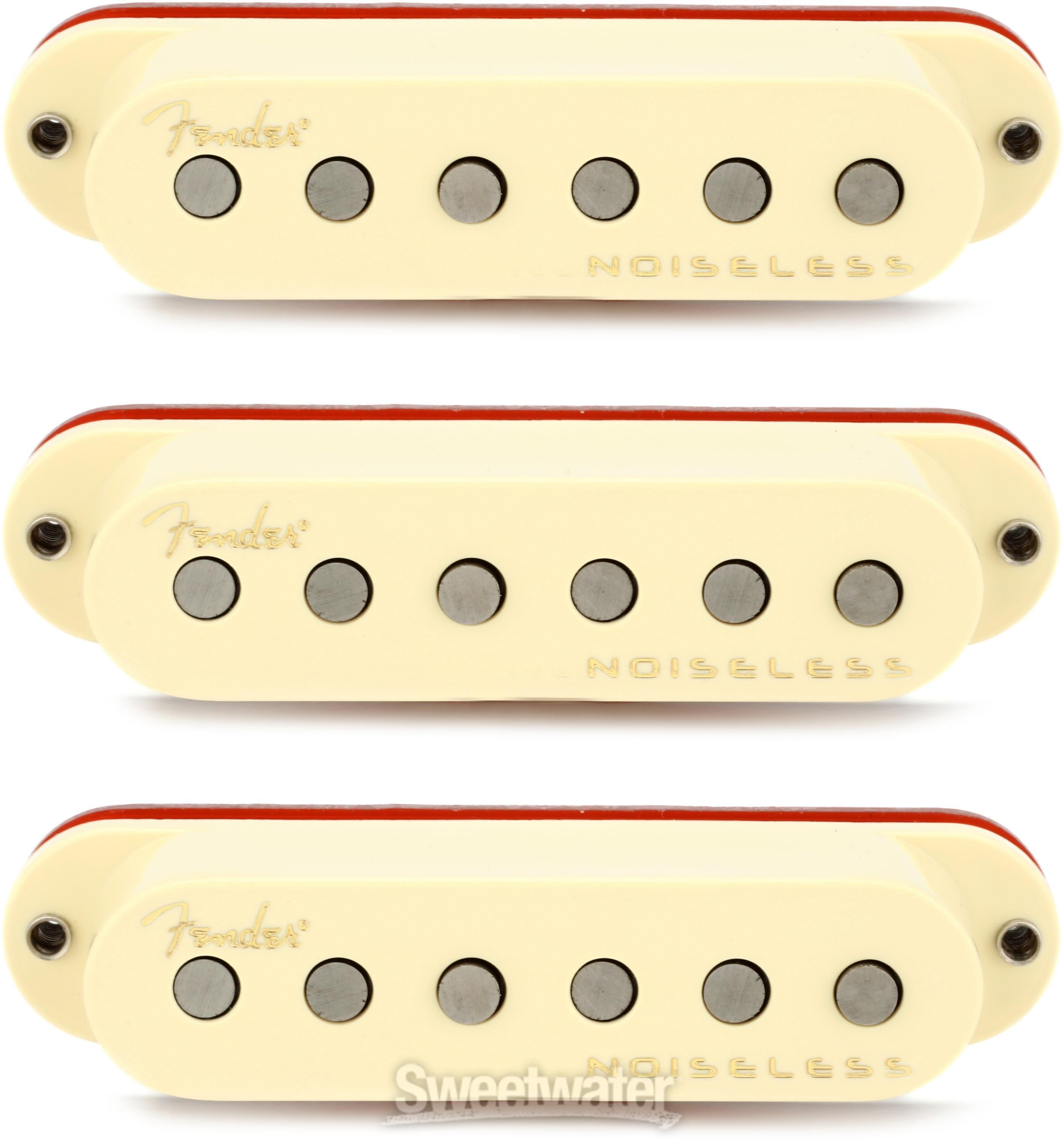 Fender Ultra Noiseless Hot Passive Stratocaster 3-piece Pickup Set - Cream