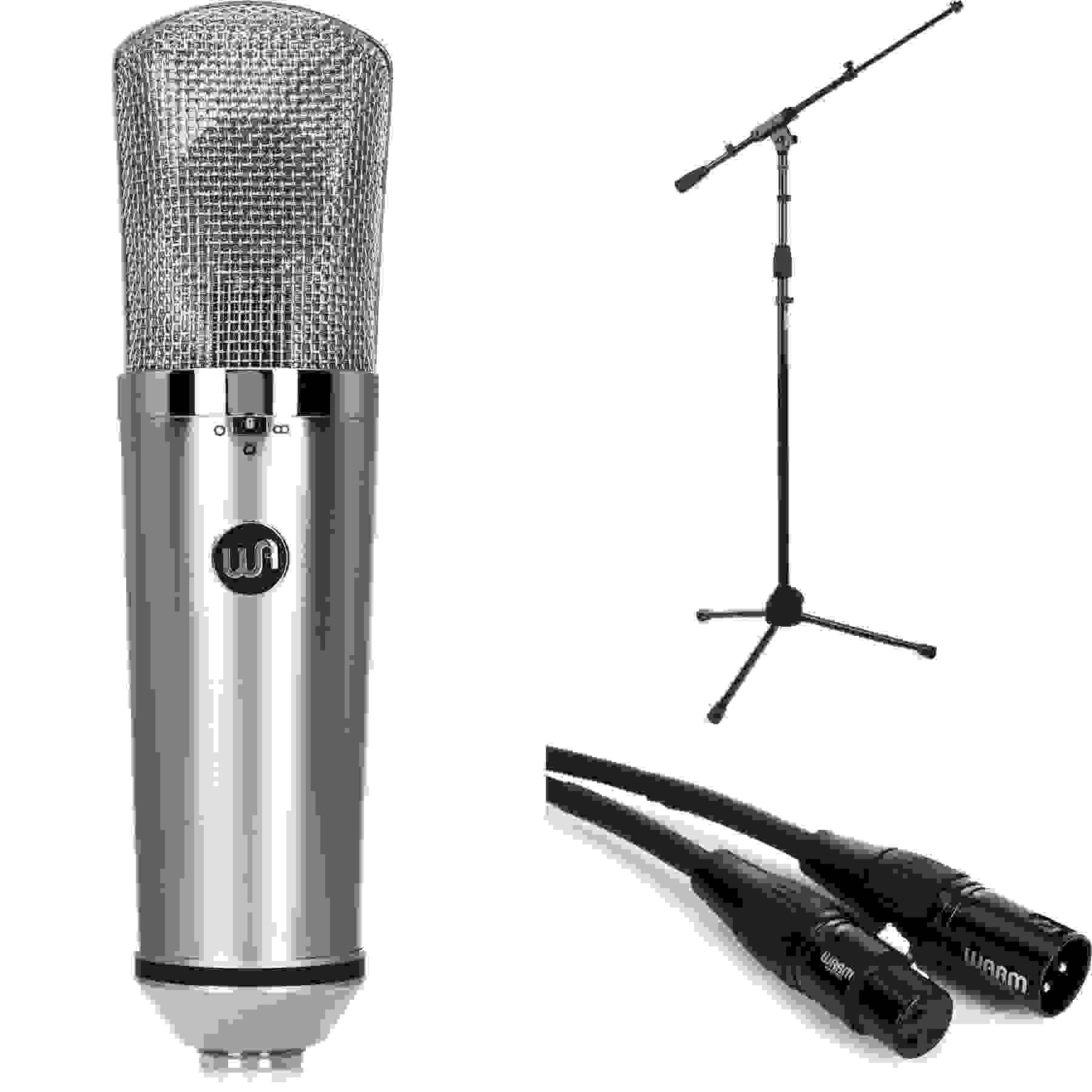 Warm Audio WA-67 Large-Diaphragm Condenser Microphone Bundle with Stand and Cable