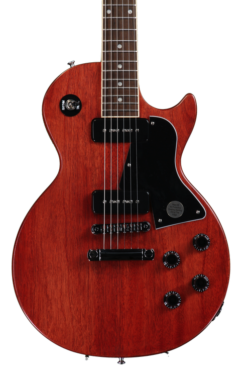 Gibson Les Paul Junior Special P-90 - Satin Cherry | Sweetwater Gibson Les Paul Junior Special P-90 - Satin Cherry | Sweetwater