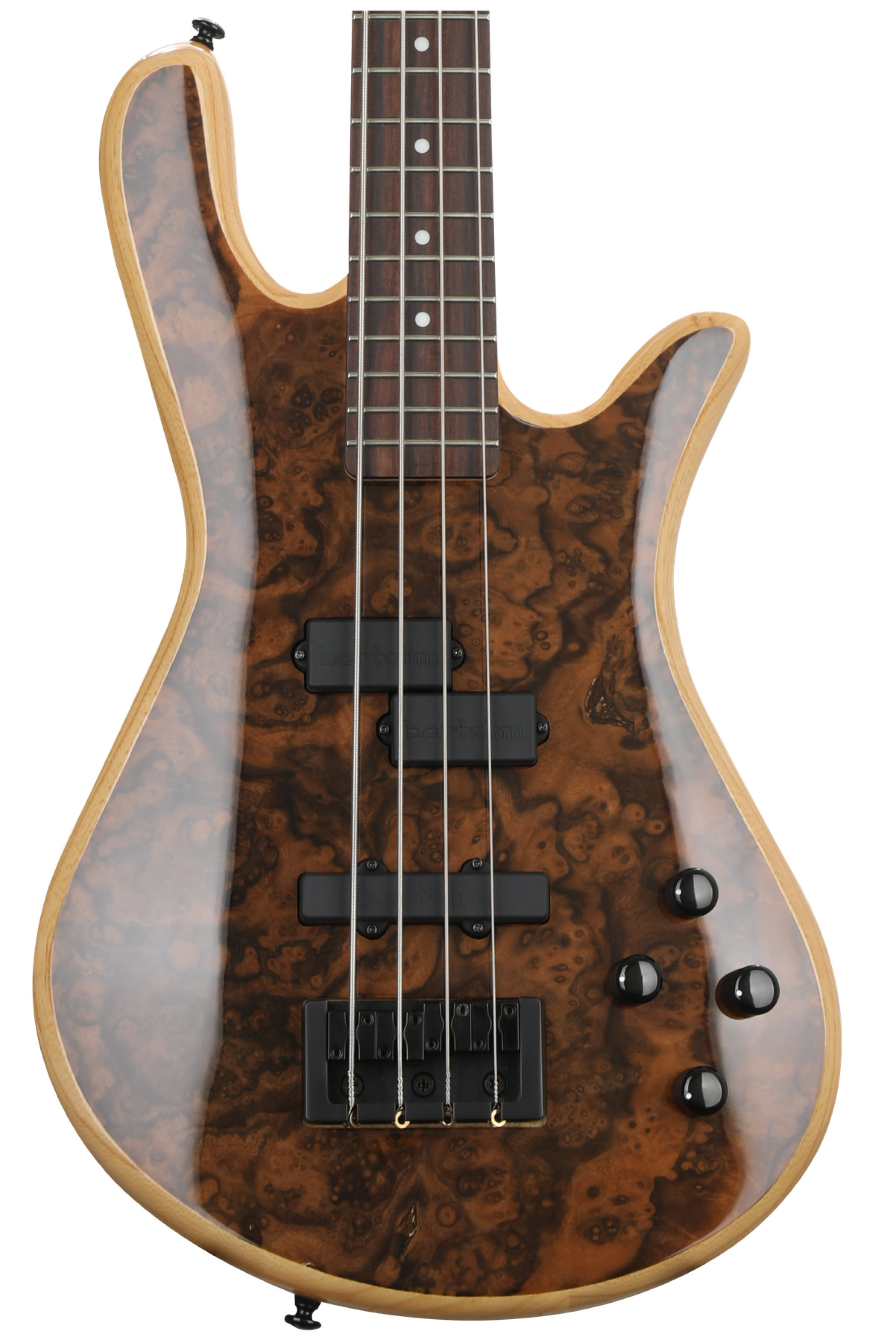 Spector Legend 4 Classic Bass Guitar - Natural Walnut Burl Gloss