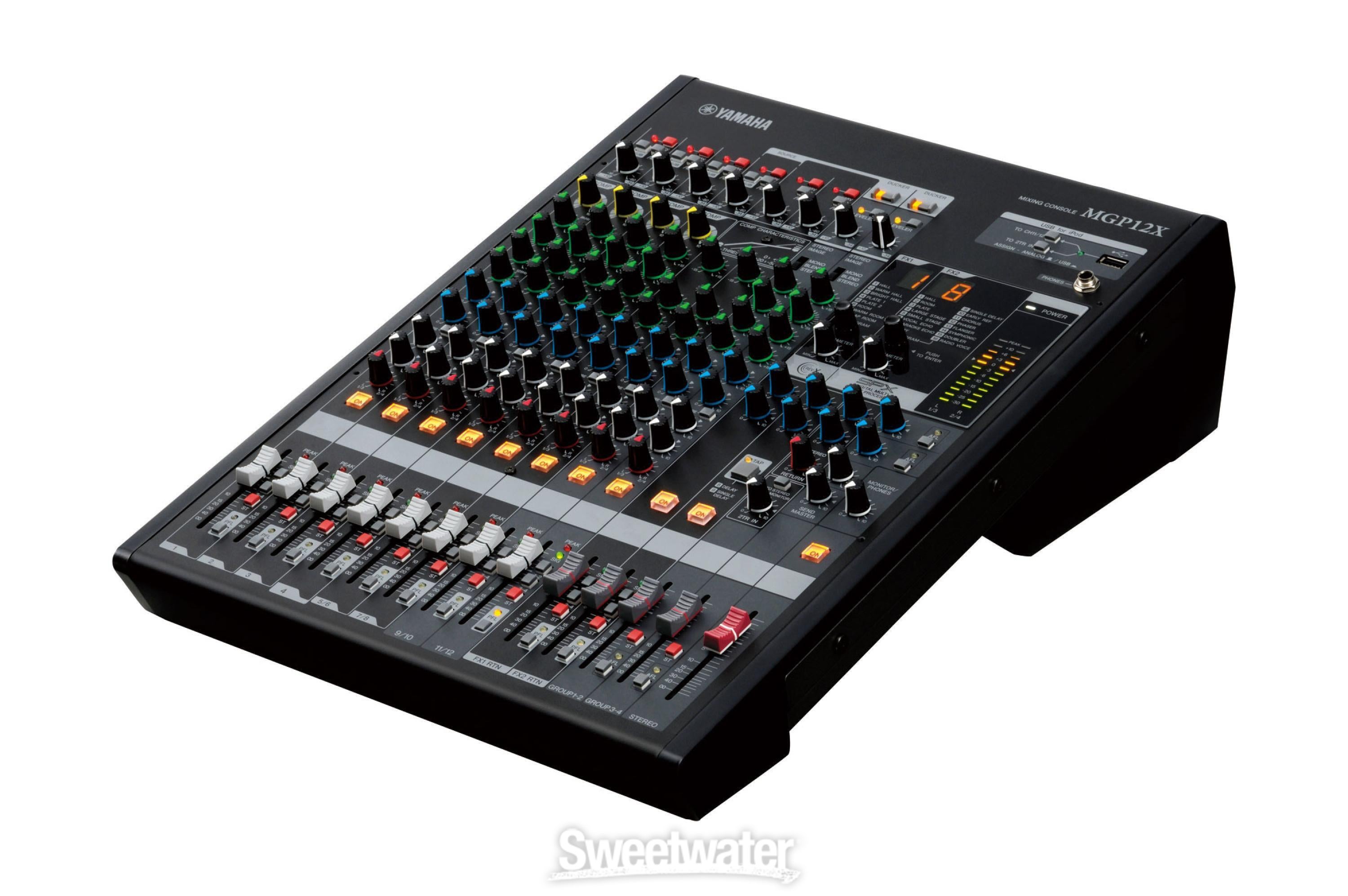 Yamaha MGP12X 12-channel Mixer with USB and FX | Sweetwater