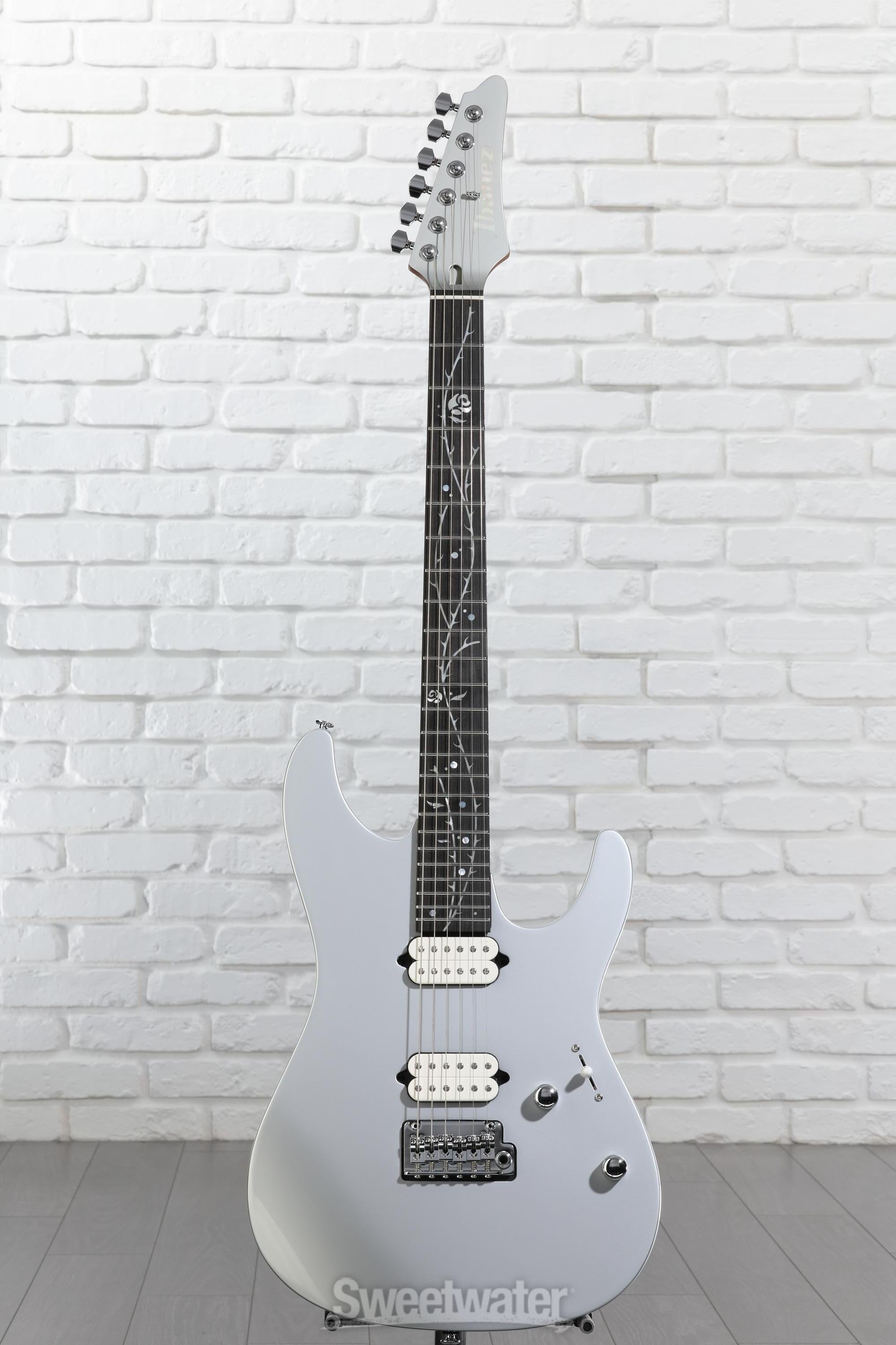 Ibanez TOD10 Tim Henson Signature Electric Guitar - Classic Silver