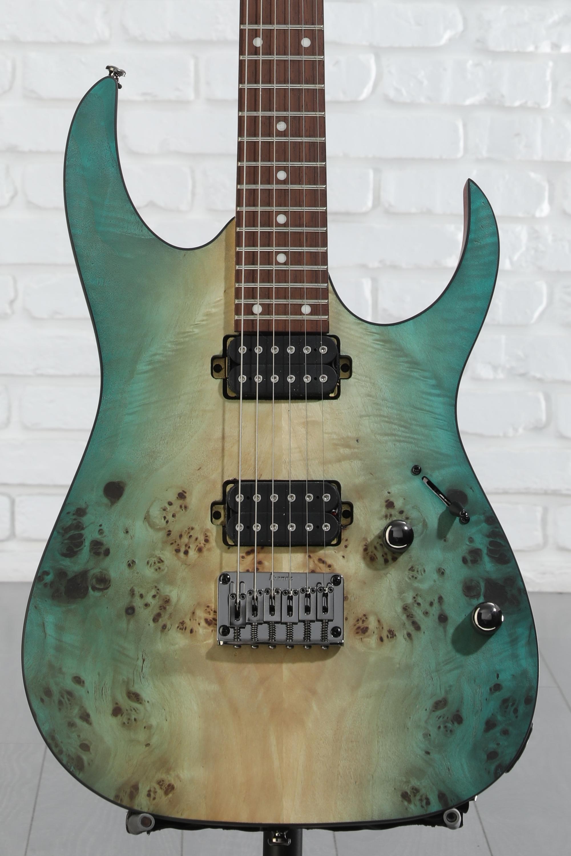 ギター Ibanez RG421PB-SBF Ibanez RG421PB - Sapphire Blue Flat | Sweetwater