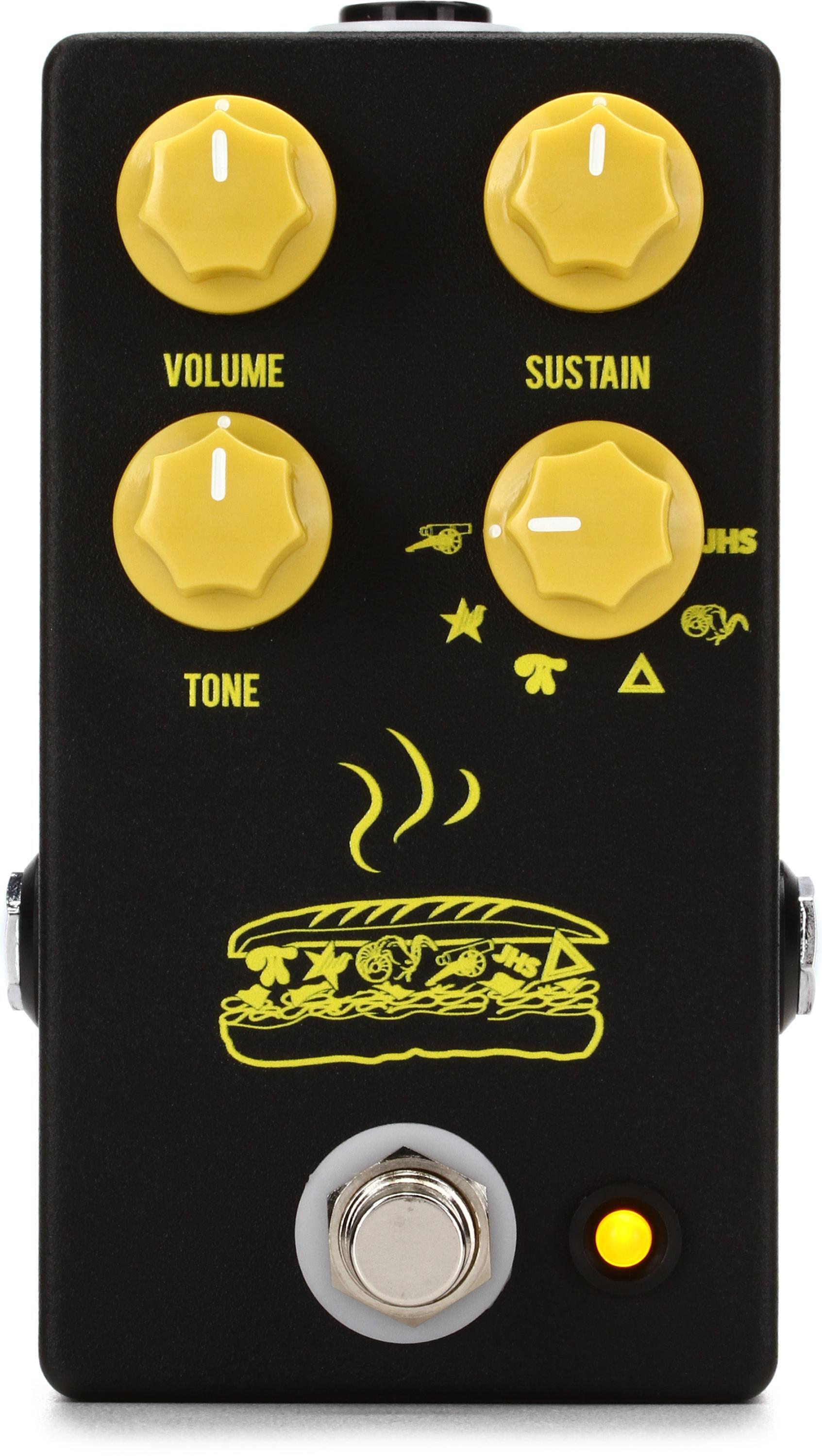 JHS Muffuletta 6-way Muff-style Fuzz Pedal Reviews | Sweetwater