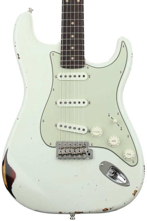 ギター Fender Fender Custom Shop ZF Stratocaster Heavy Relic Black over