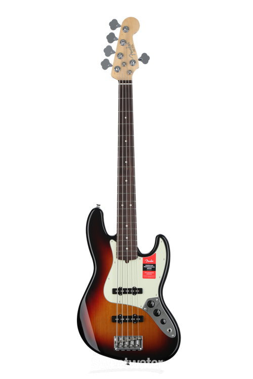 ベース Fender American Professional Jazz Bass V Fender American Professional II Jazz Bass V - Roasted Pine