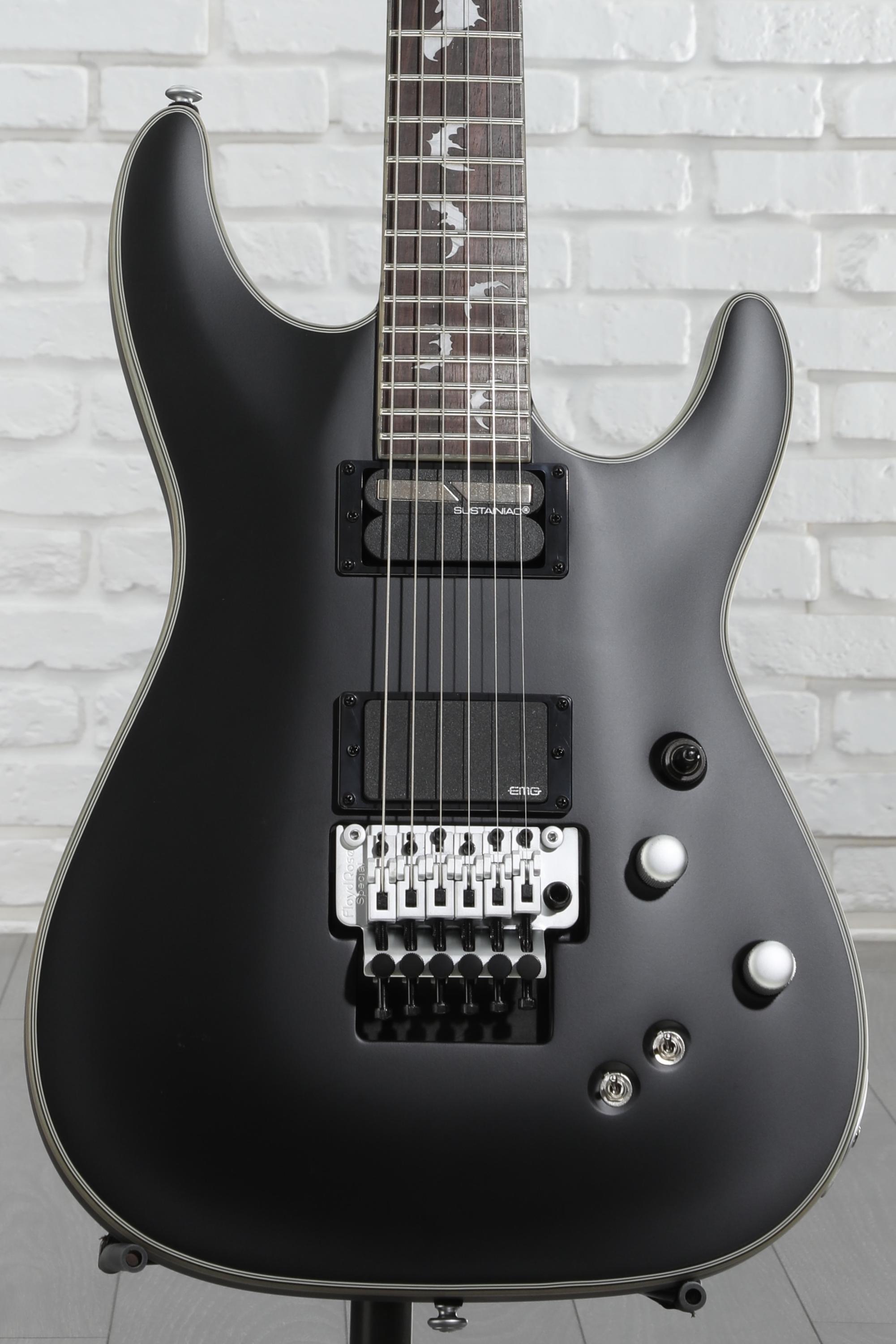 Schecter Damien Platinum 6 FR-S Electric Guitar - Satin Black