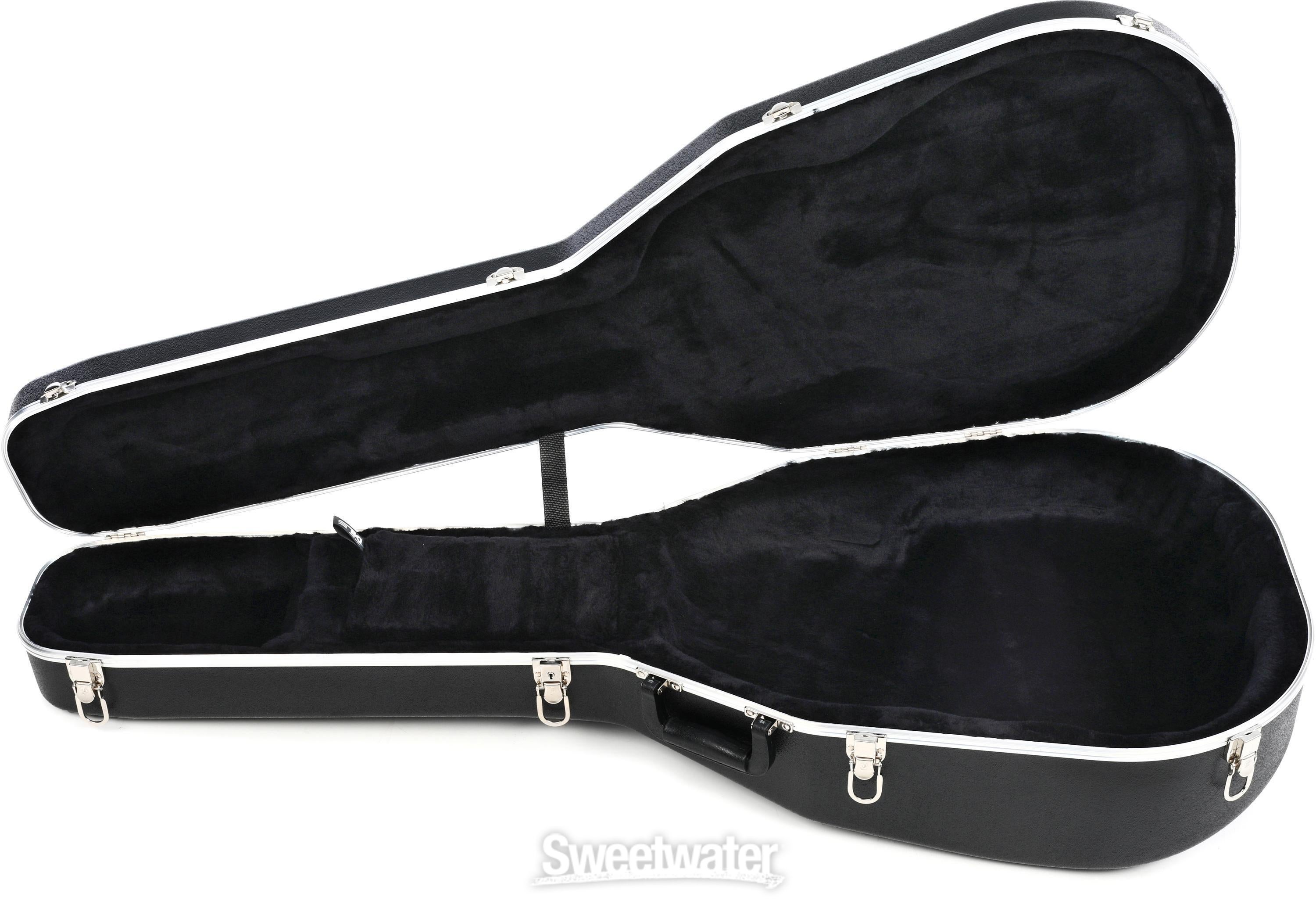 Ovation ABS Mid/Deep Guitar Case - Black | Sweetwater