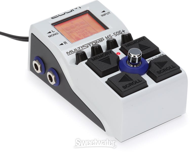 Zoom MS-50G+ MultiStomp Multi-effects Pedal | Sweetwater 