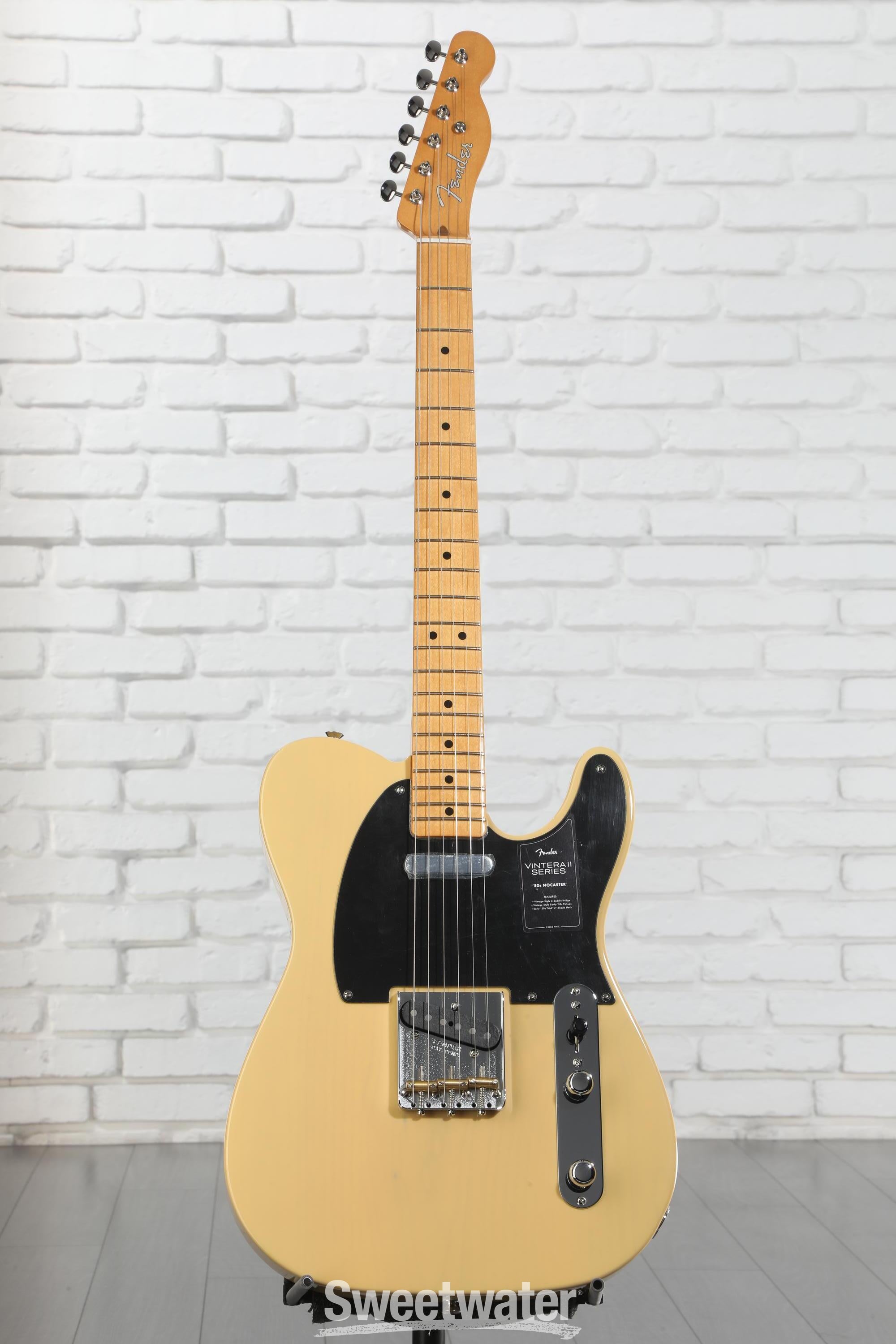 Fender Vintera Ⅱ Nocaster Telecaster Amazon.com: Fender Vintera II '50s Nocaster Electric Guitar