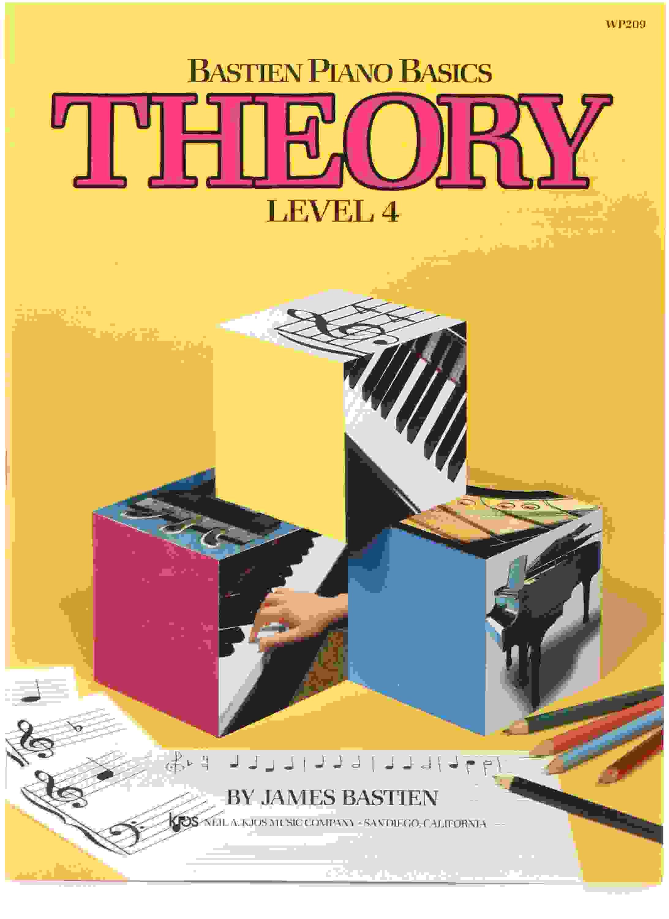 Kjos Bastien Piano Basics: Theory - Level 4
