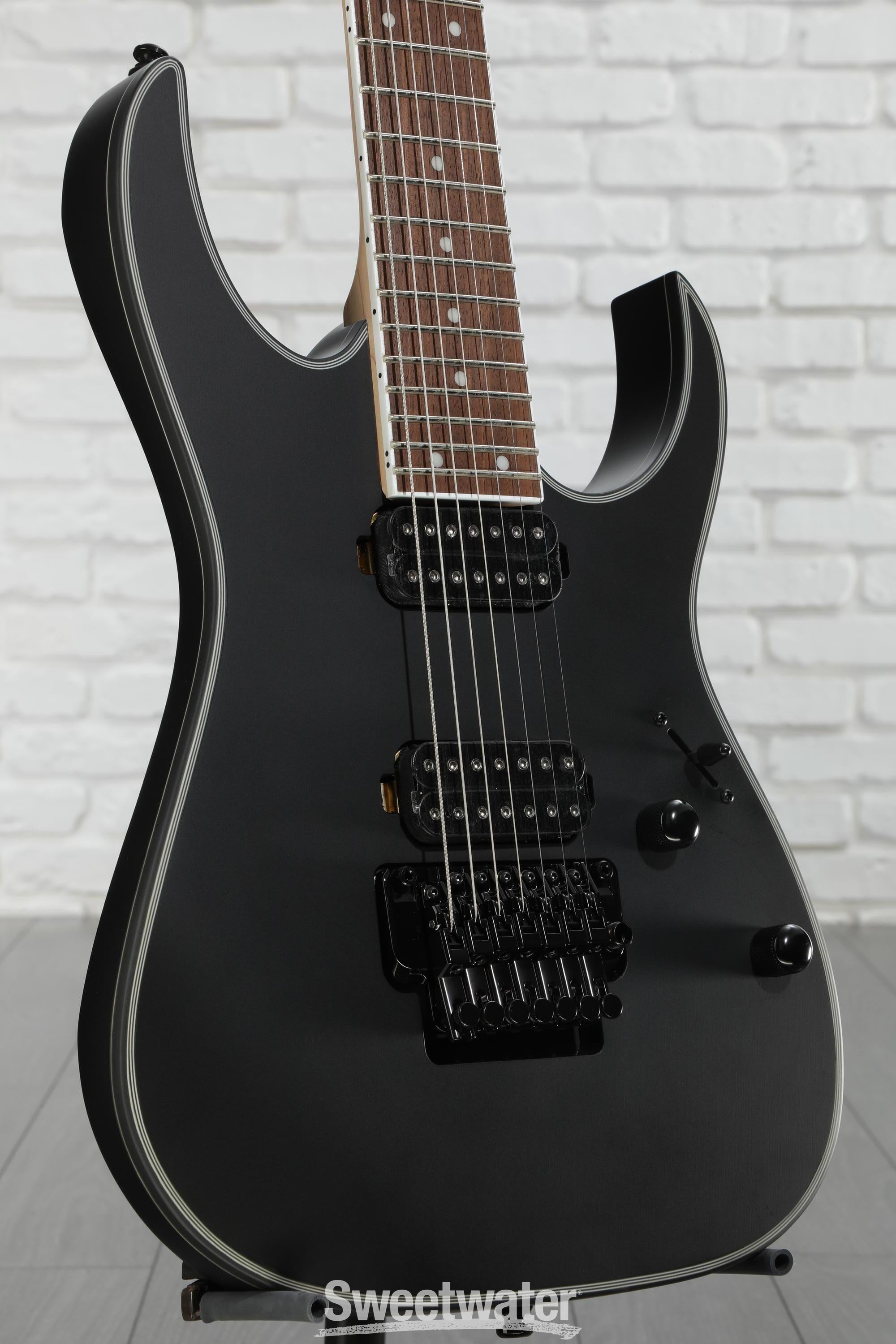 Ibanez RG7420EX 7-string Electric Guitar - Black Flat | Sweetwater
