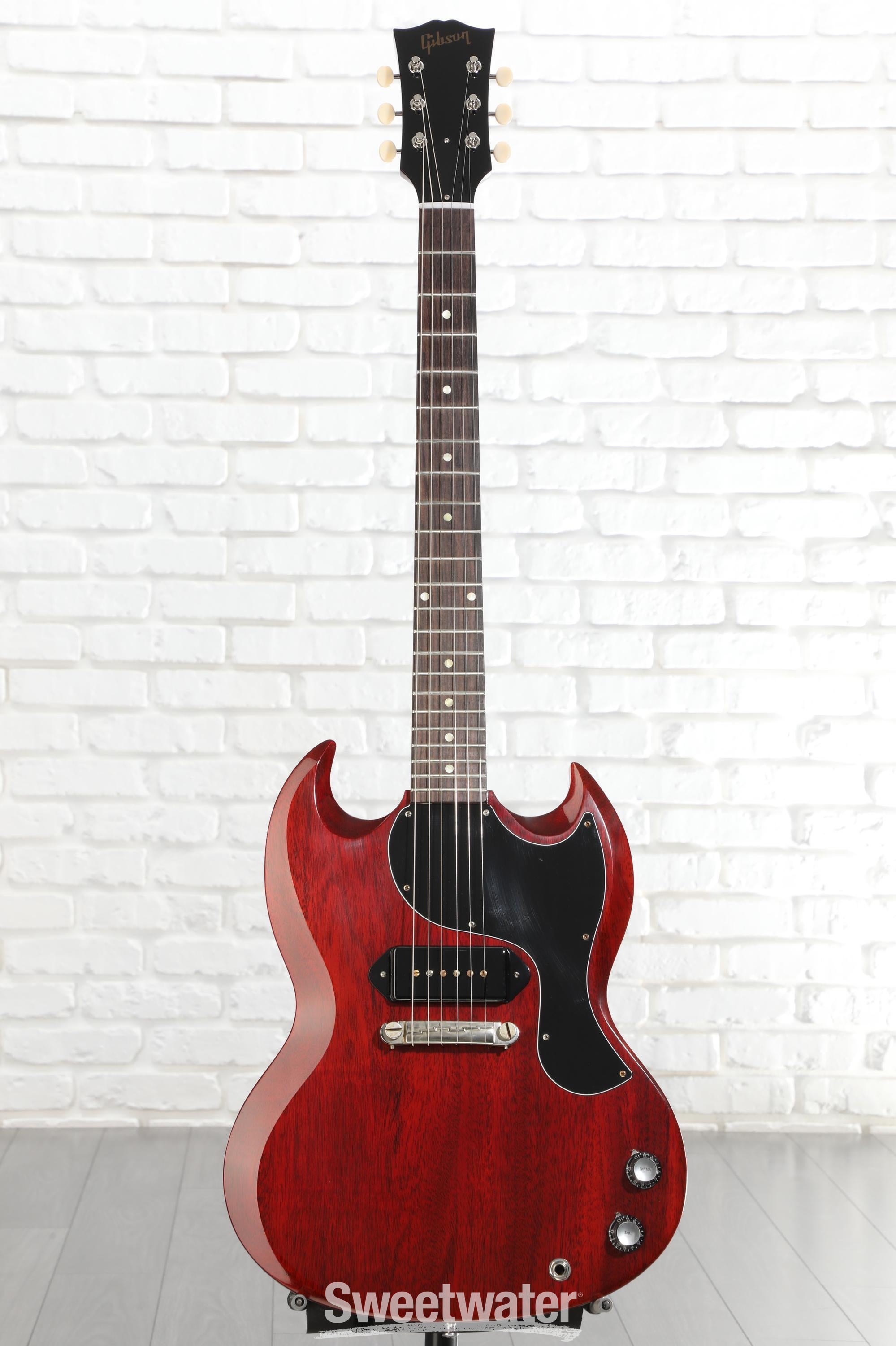 Gibson Custom 1963 SG Junior Reissue Lightning Bar Electric Guitar