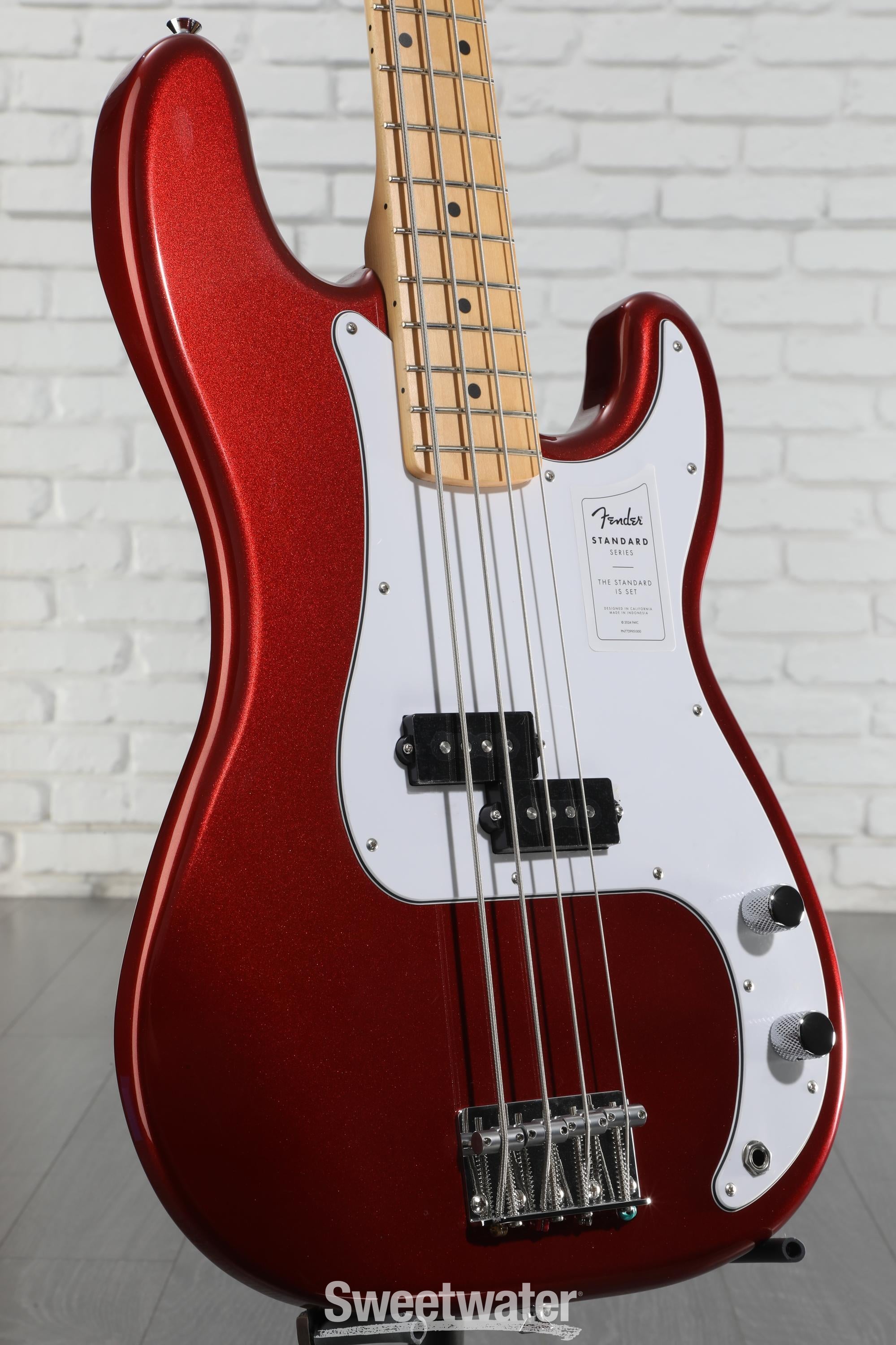 ベース Fender Standard Precision Bass Fender Standard Precision Bass Guitar Black | Guitar Center