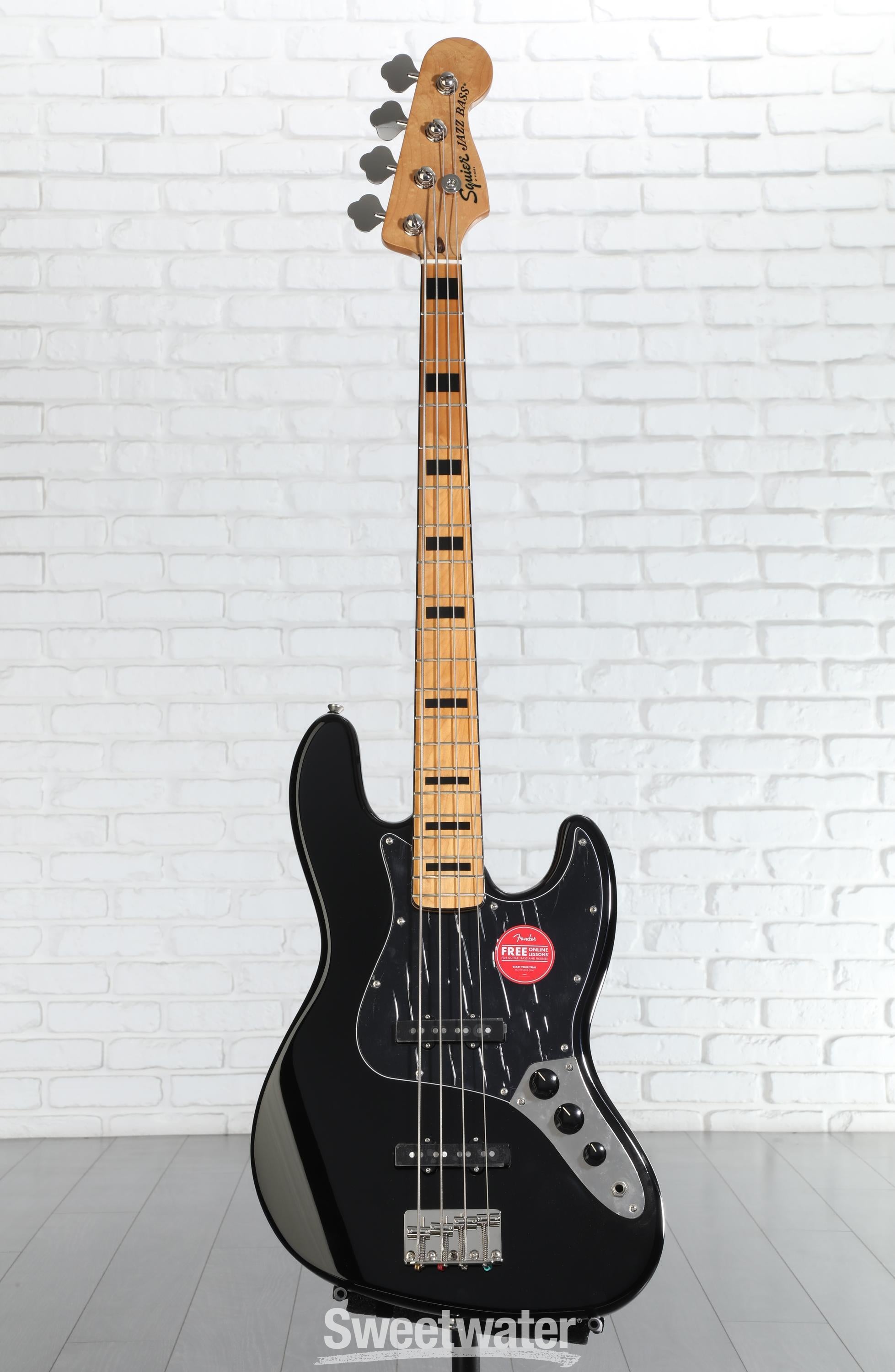 Squier Classic Vibe '70s Jazz Bass - Black | Sweetwater
