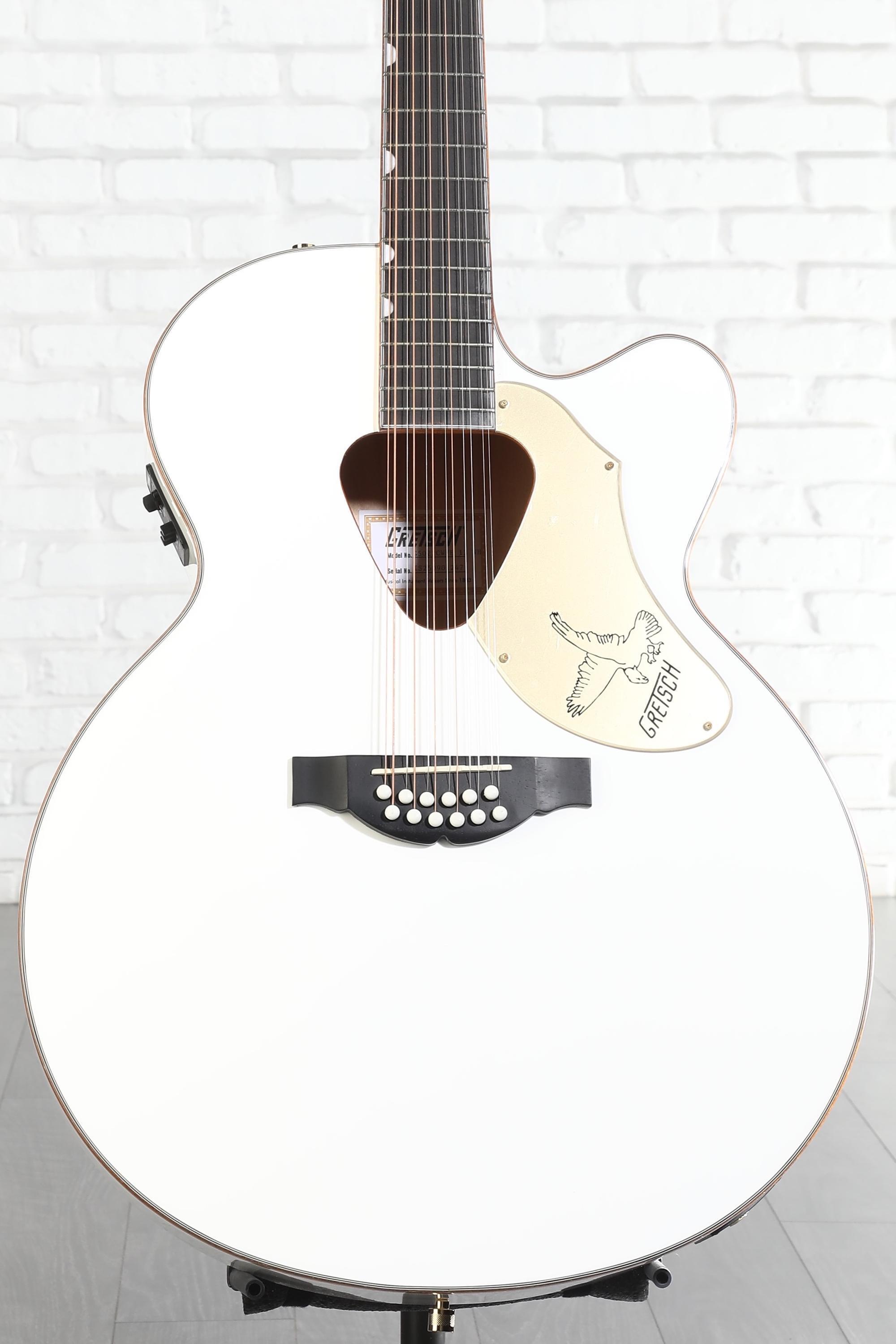 Gretsch G5022CWFE-12 Rancher Falcon Jumbo - White | Sweetwater