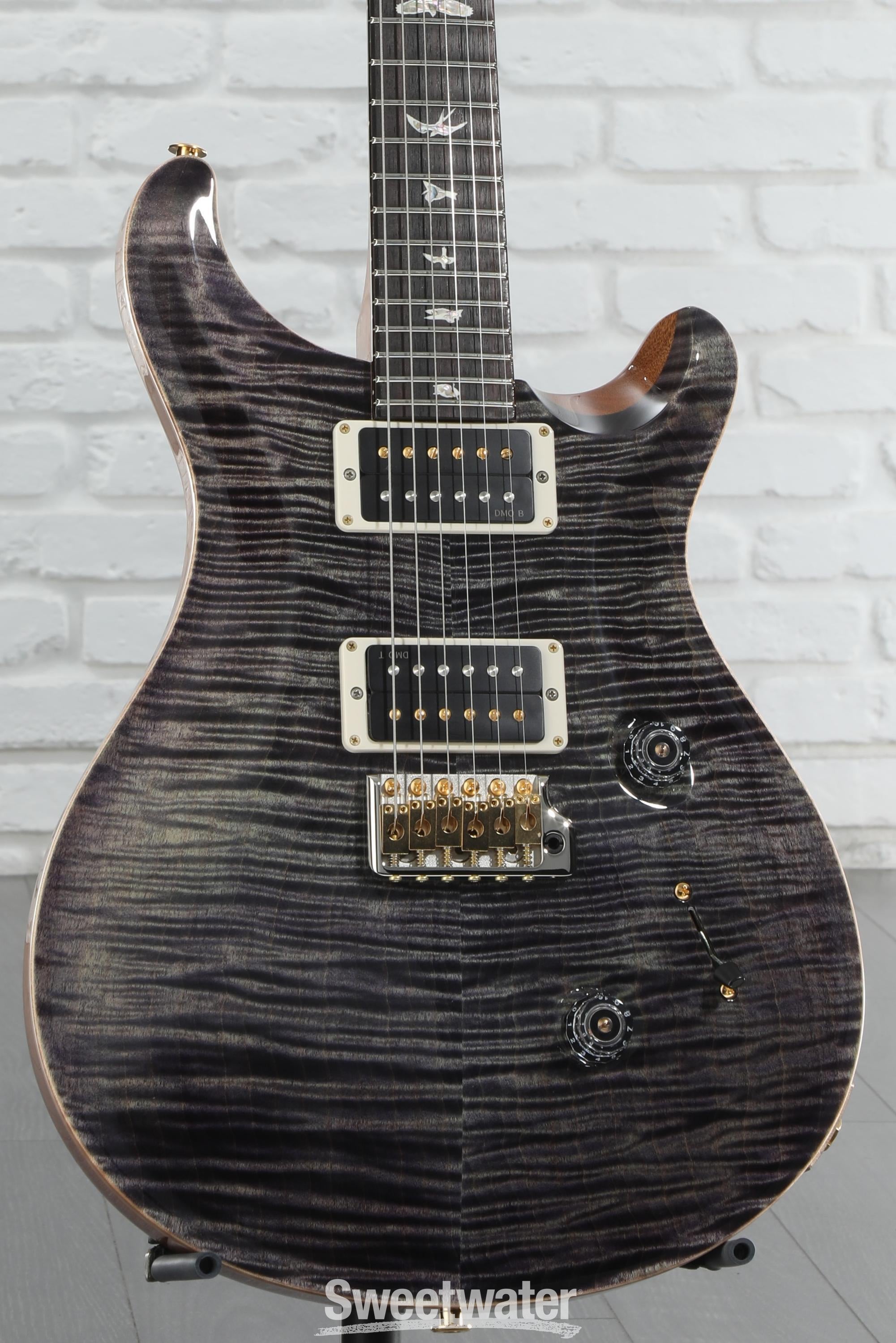 2012 PRS Custom 24 10 Top Electric Guitar - Purple – Walt