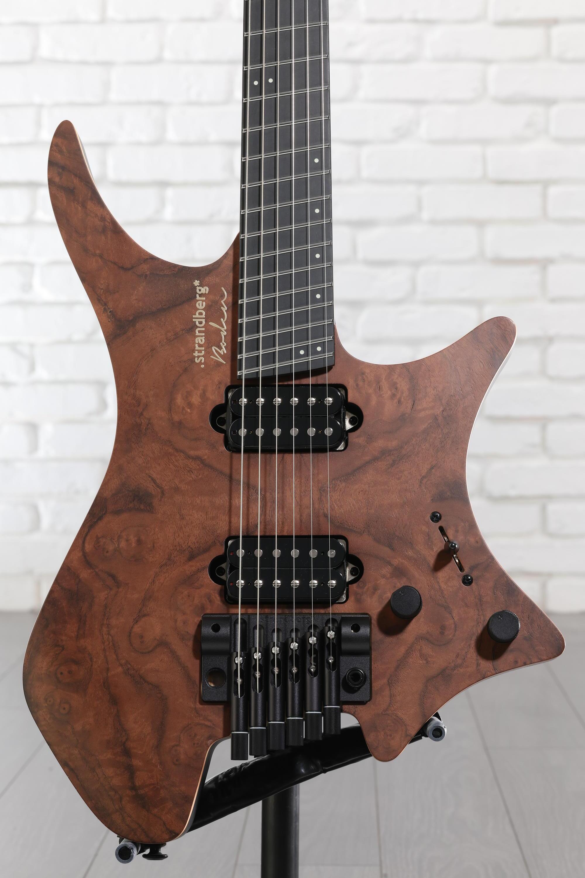 Strandberg Boden Prog NX 6 Electric Guitar - Natural Walnut Burl