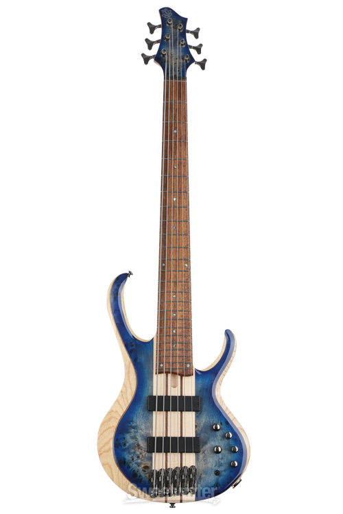 Ibanez Standard BTB846 Bass Guitar - Cerulean Blue Burst Low Ibanez Standard BTB846 Bass Guitar - Cerulean Blue Burst Low