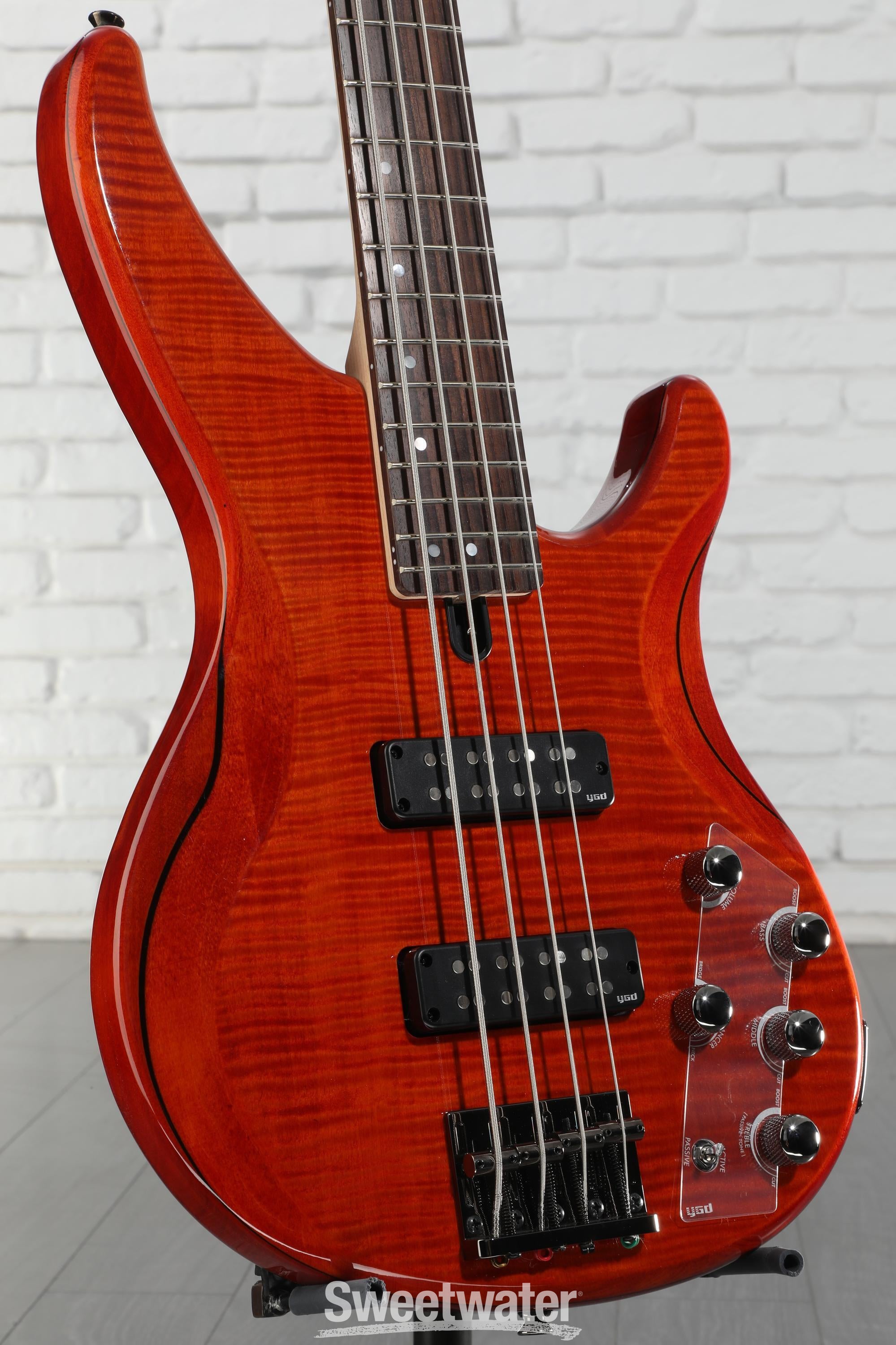 Yamaha TRBX604FM 4-string Bass Guitar - Caramel Brown | Sweetwater