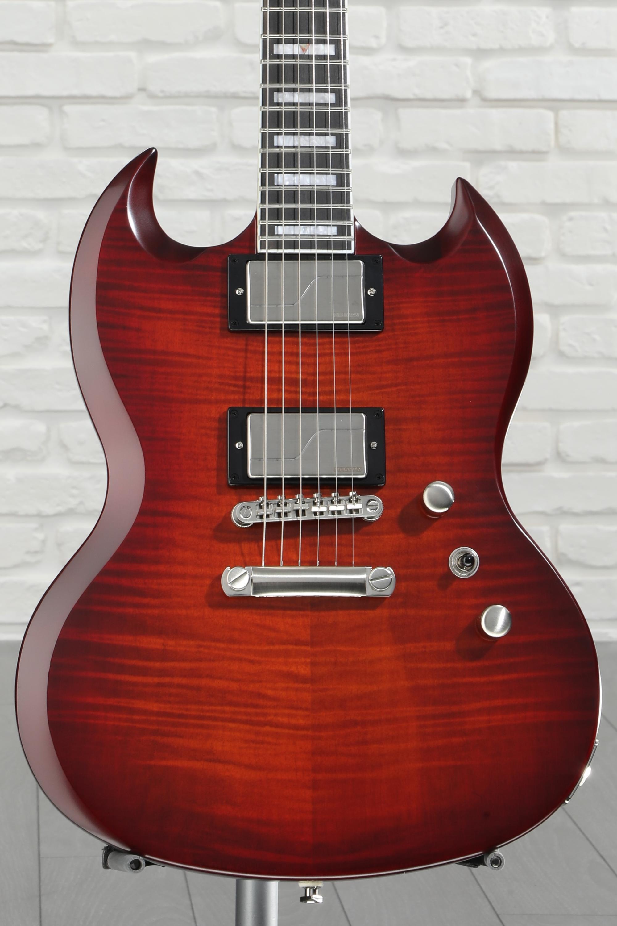 Amazon.com: Epiphone SG Special Satin E1 Vintage Worn, Ebony