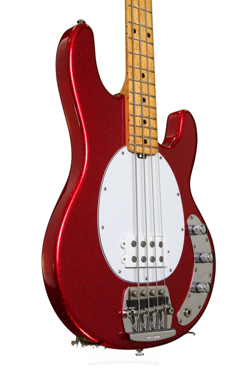 Ernie Ball Music Man Stingray 4 HH - Silver Sparkle | Sweetwater
