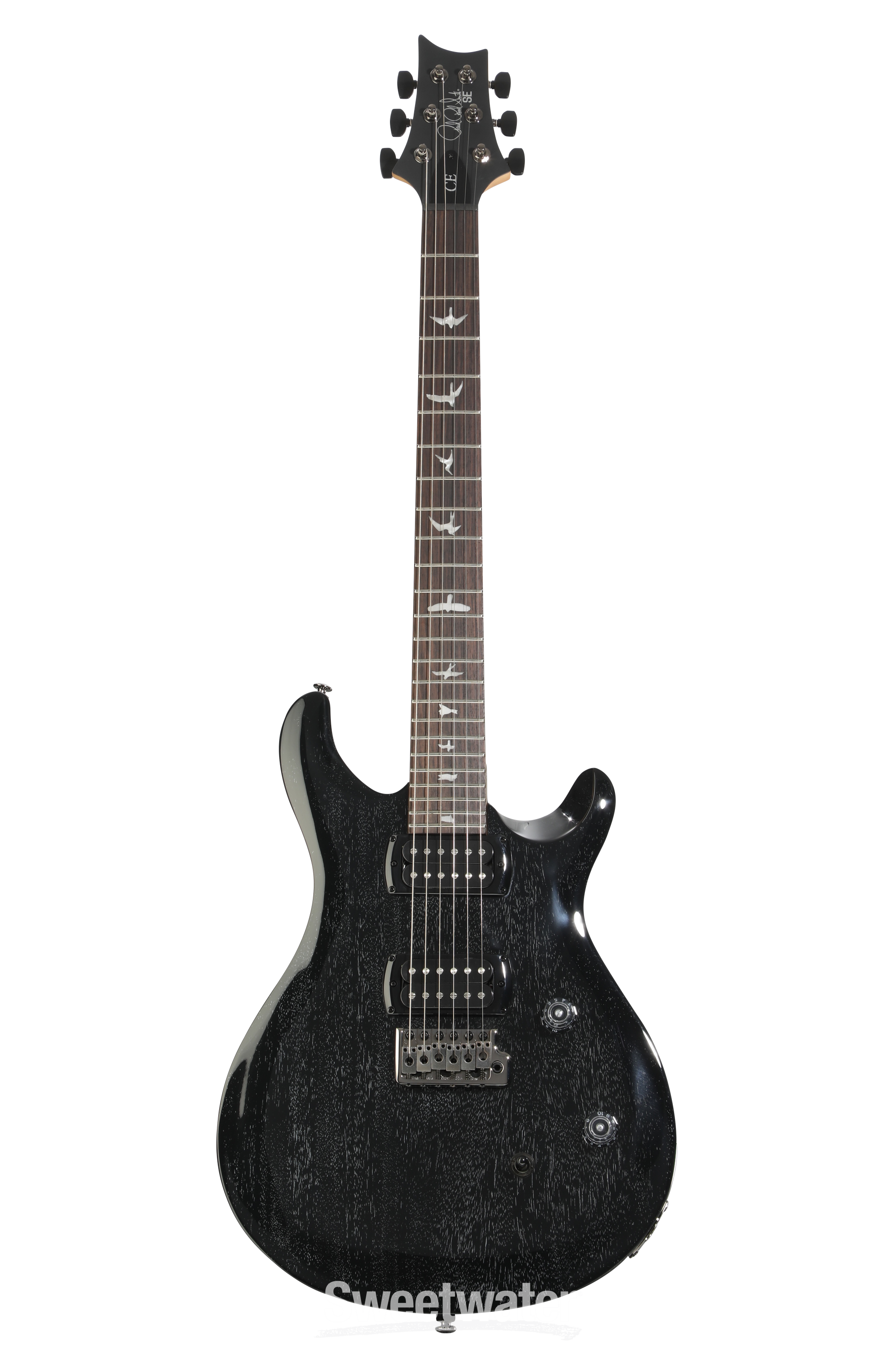 PRS SE CE 24 Standard Electric Guitar - Black Dog Hair, Sweetwater
