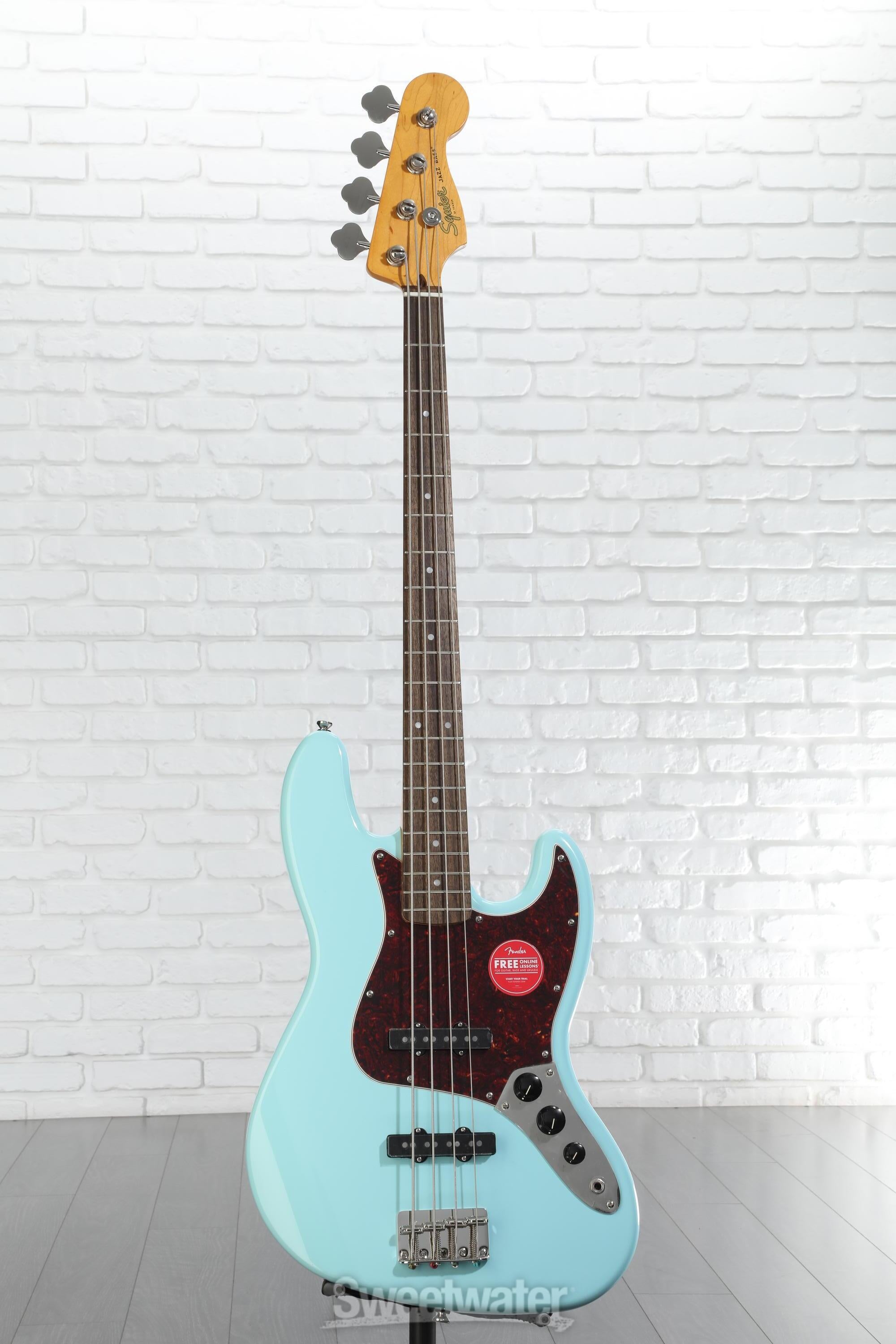 Squier Jazz Bass ブルー Squier CLASSIC VIBE '60S JAZZ BASS (Daphne Blue) - Guitar Guys