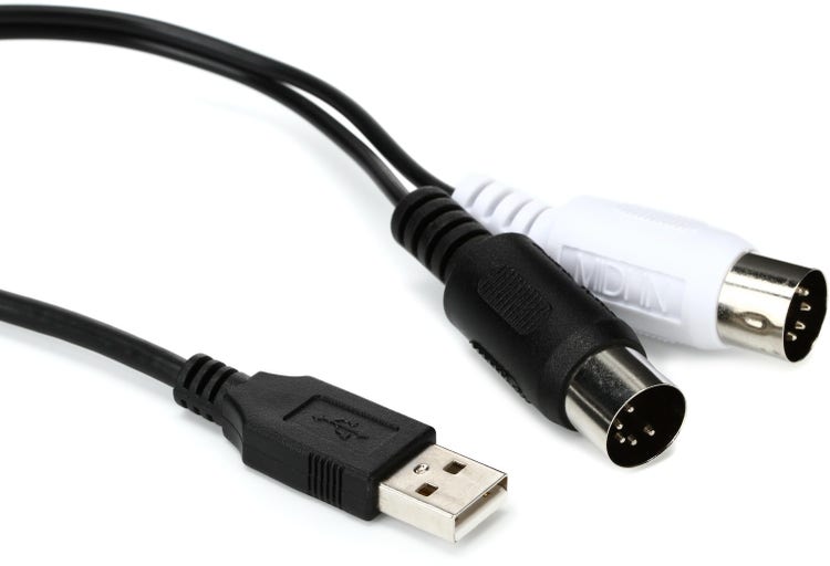 2X Micro USB To USB B Type Male Adapter Cable MIDI Keyboard Electric Piano