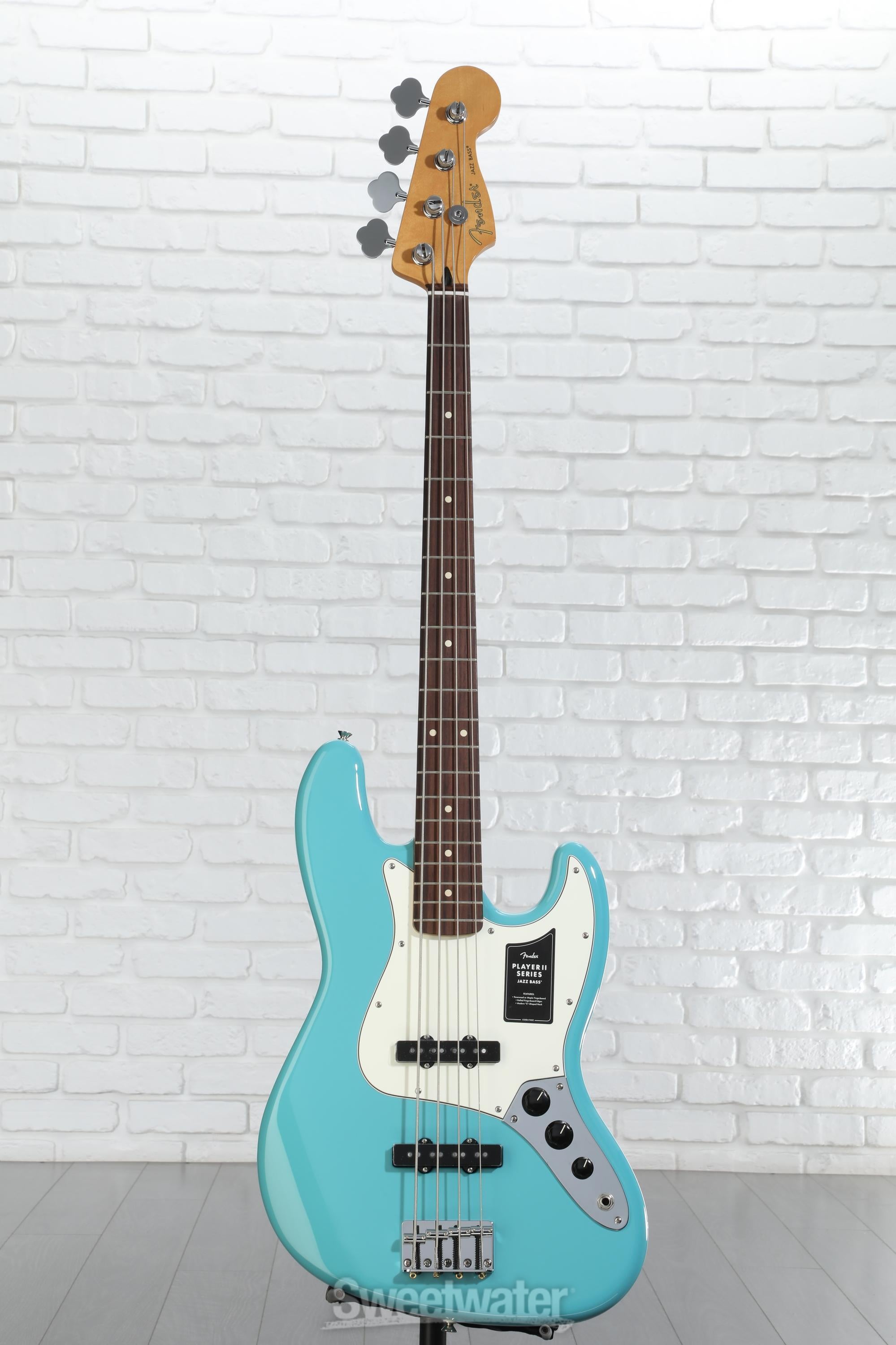 Fender Player II Jazz Bass - Aquatone Blue with Rosewood