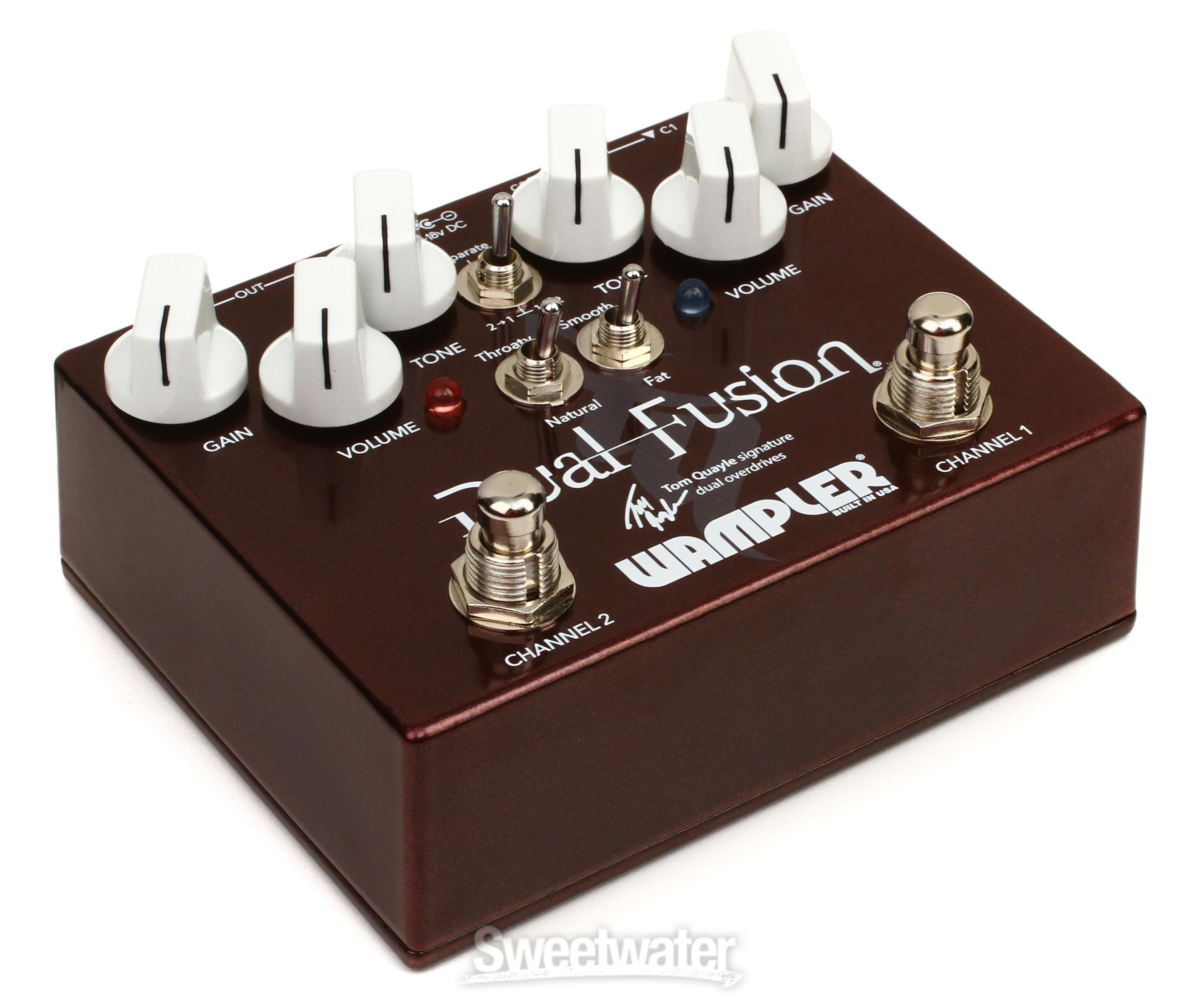 Wampler Tom Quayle Dual Fusion Overdrive Pedal Reviews | Sweetwater
