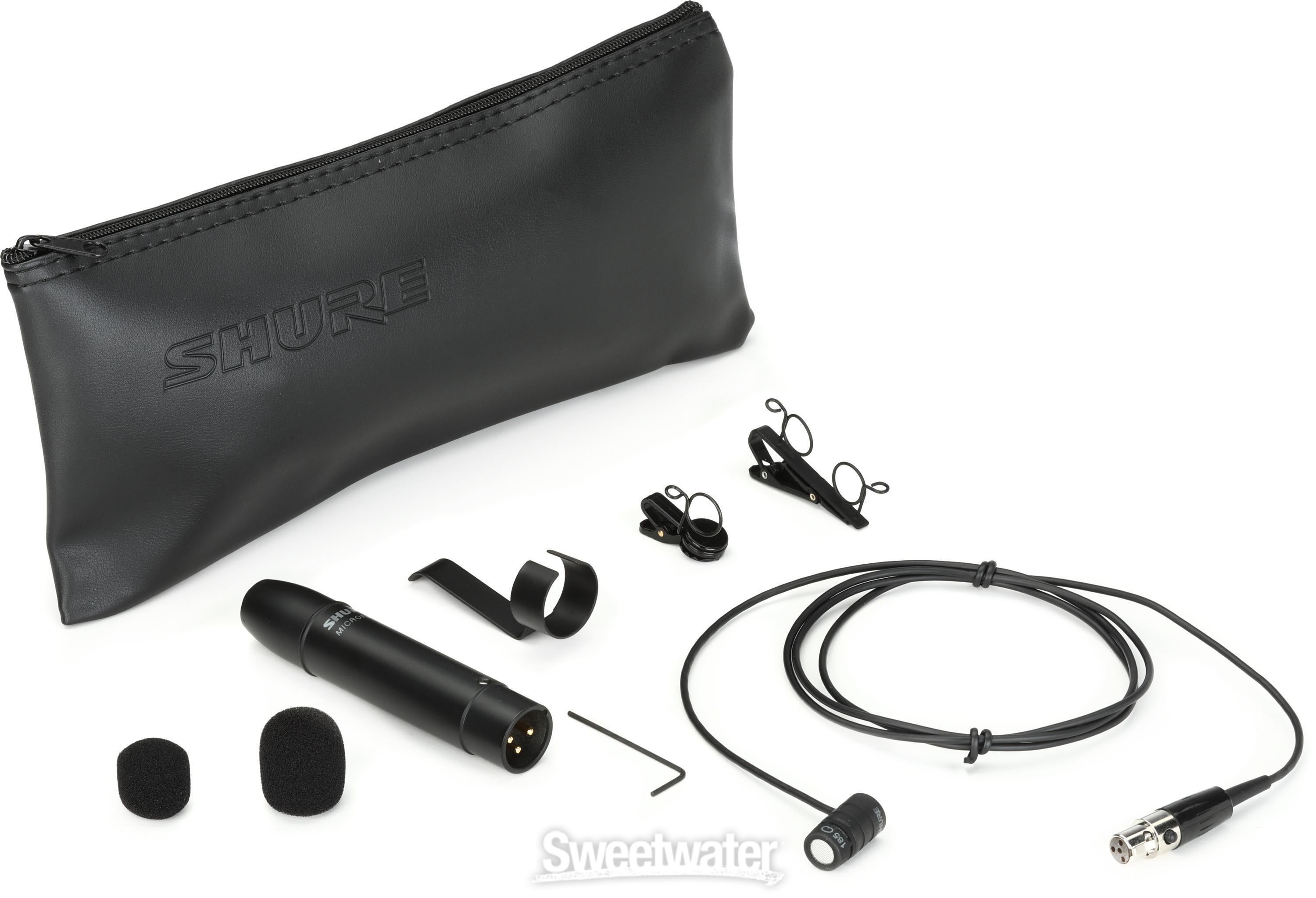 Shure MX185 Cardioid Lavalier Microphone | Sweetwater