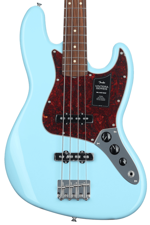 Fender Vintera '60s Jazz Bass - Daphne Blue with Pau Ferro Fingerboard