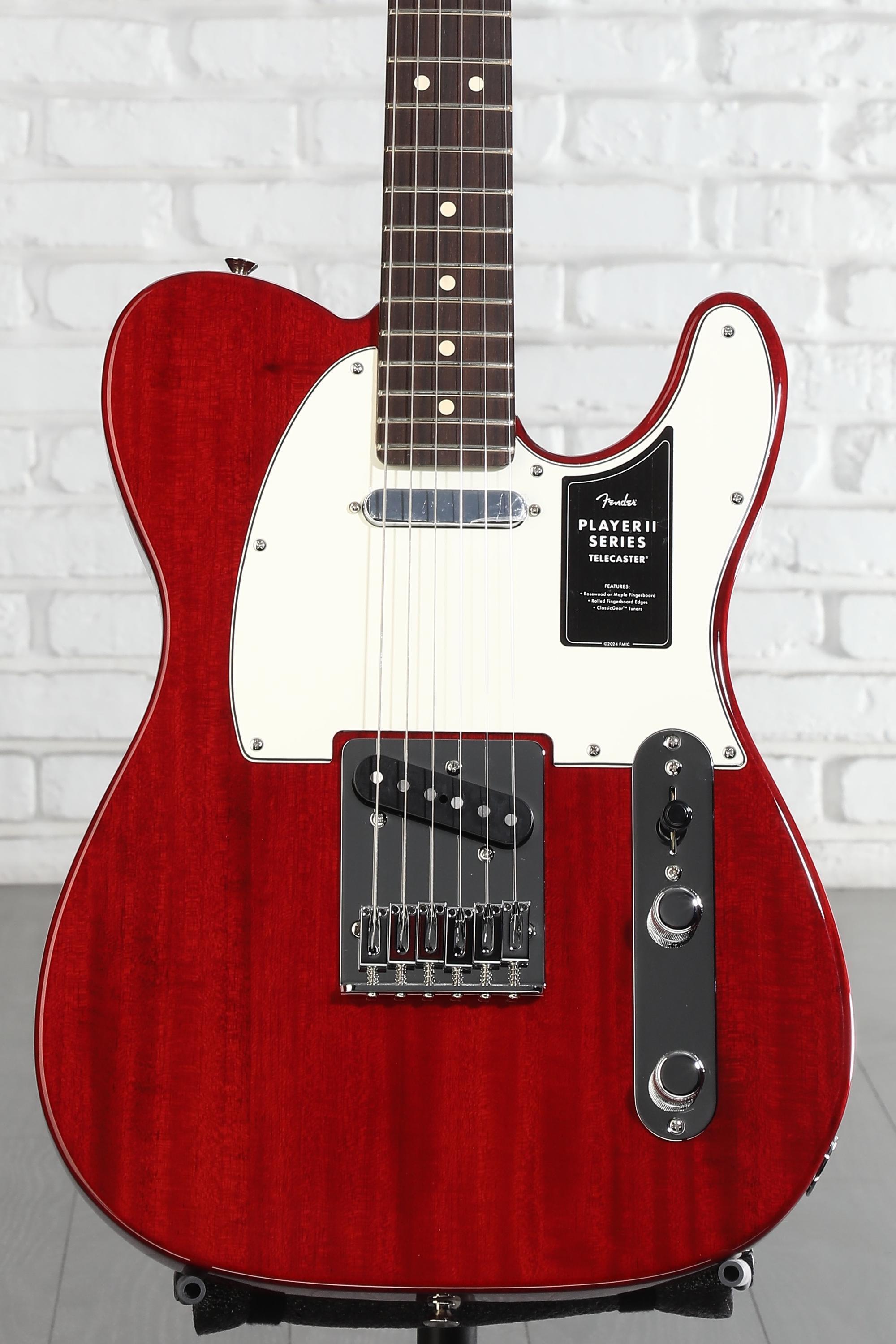 ギター Fender Player Telecaster Fender Player II Telecaster Electric Guitar - Transparent Cherry