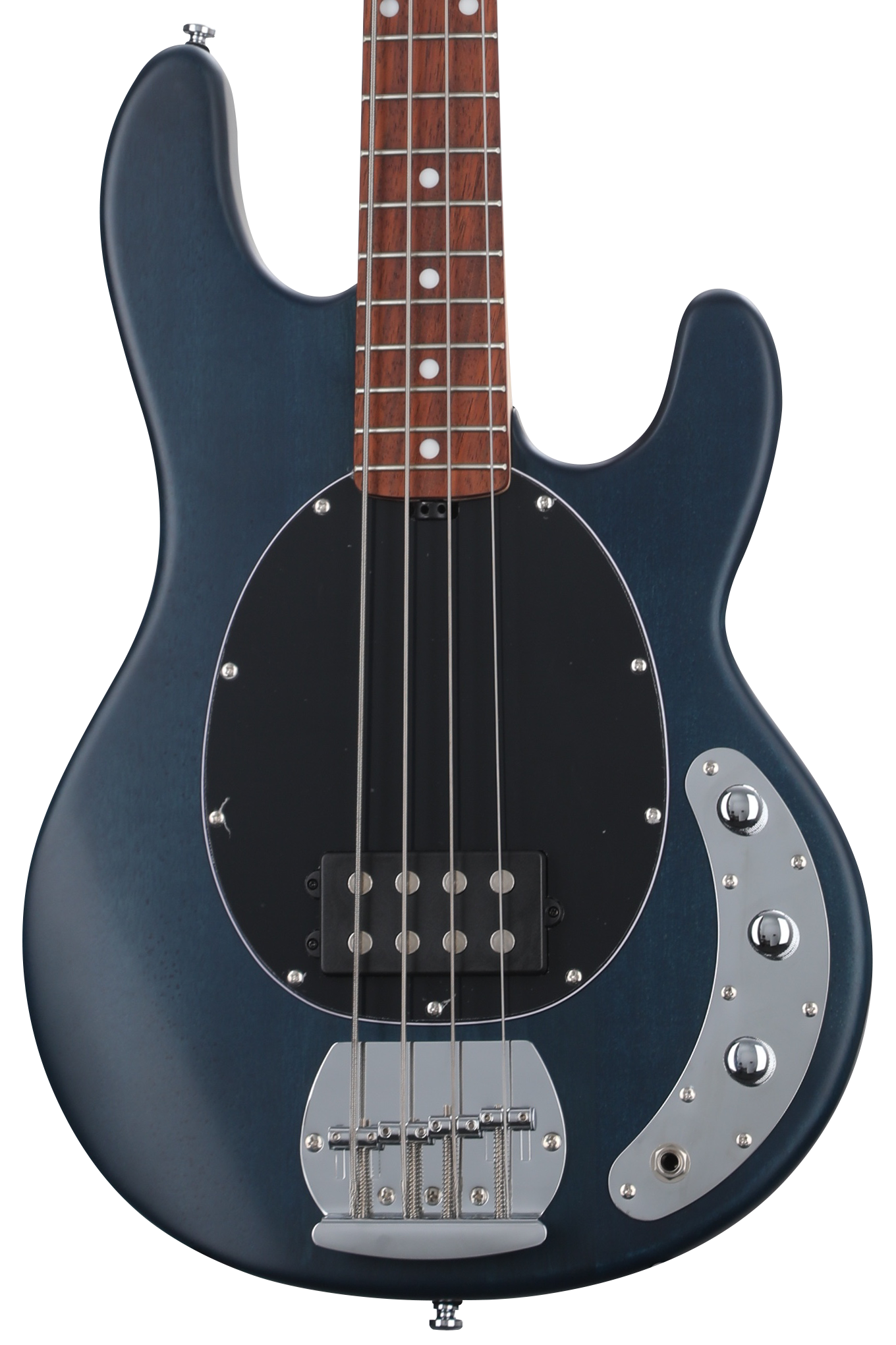 Sterling By Music Man StingRay RAY4 Bass Guitar - Blue Satin 