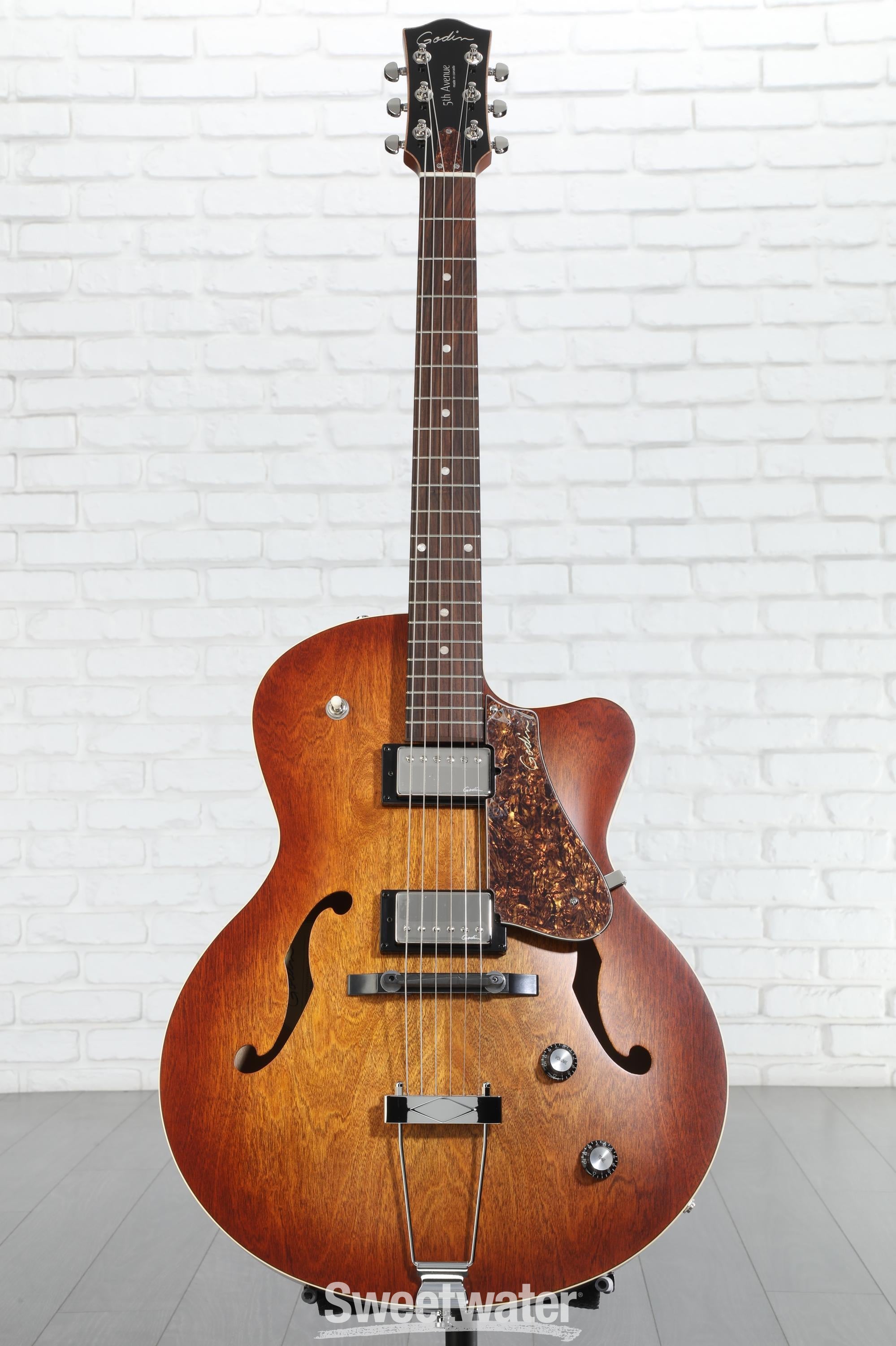 Godin 5th Avenue CW Kingpin II HB Hollowbody Electric Guitar