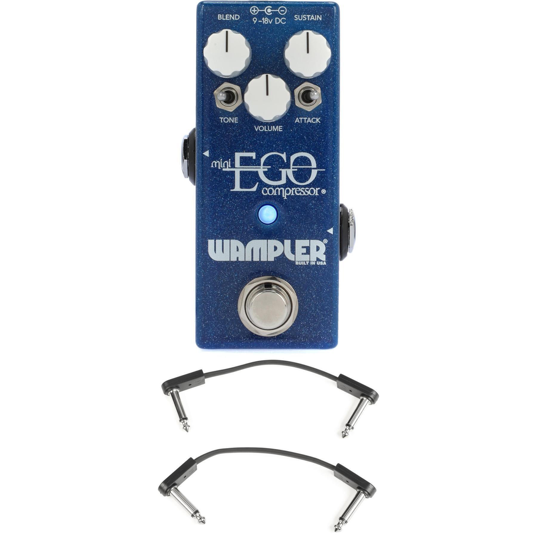 Wampler Mini Ego Compressor Pedal with EBS Patch Cables | Sweetwater