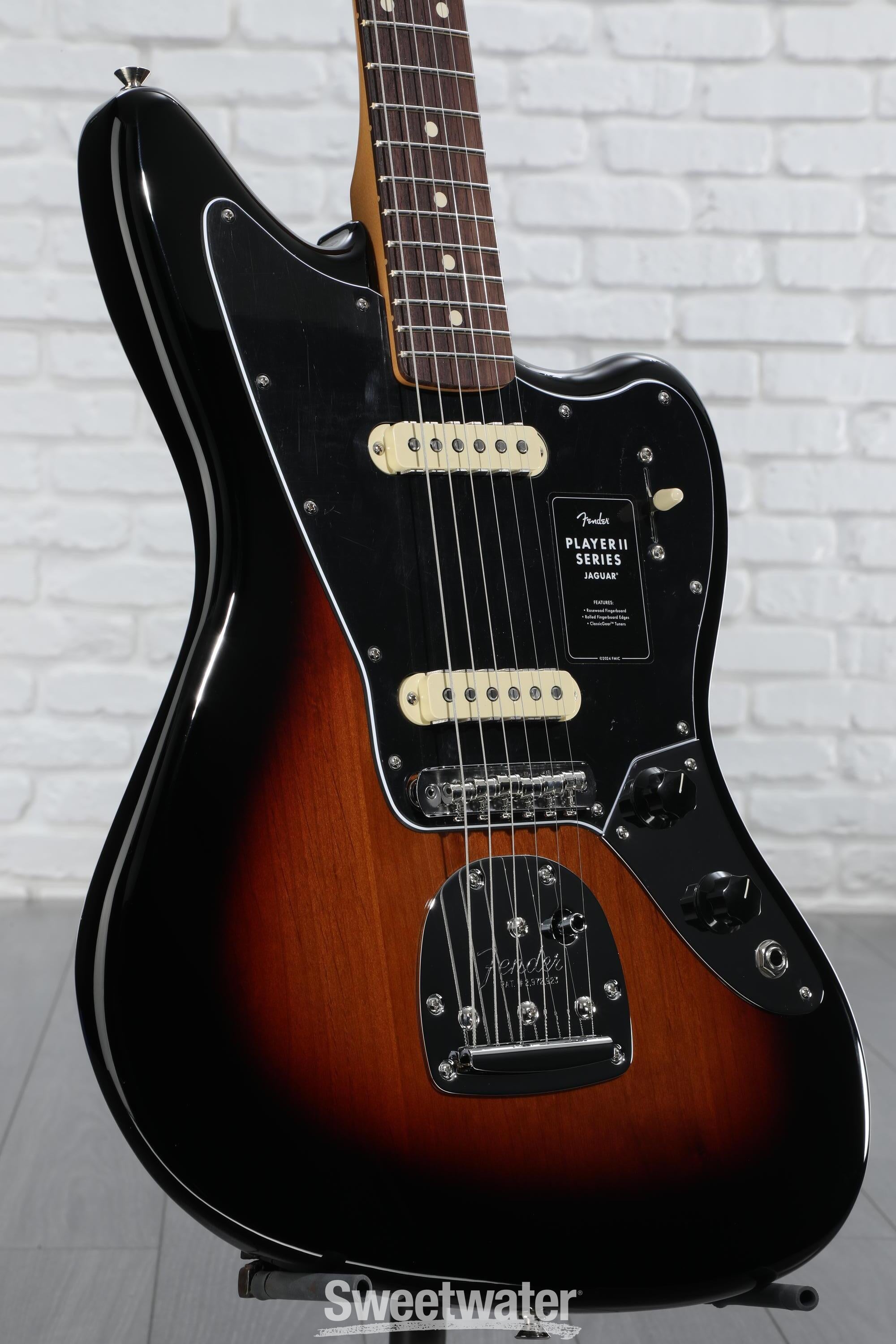 Fender Player II Jaguar Electric Guitar - 3-color Sunburst