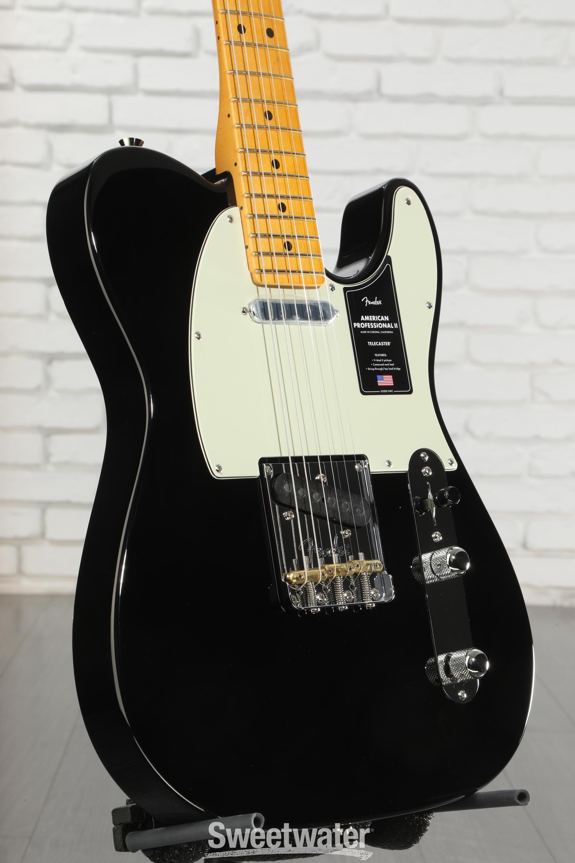 Fender American Professional II Telecaster - Black with Maple
