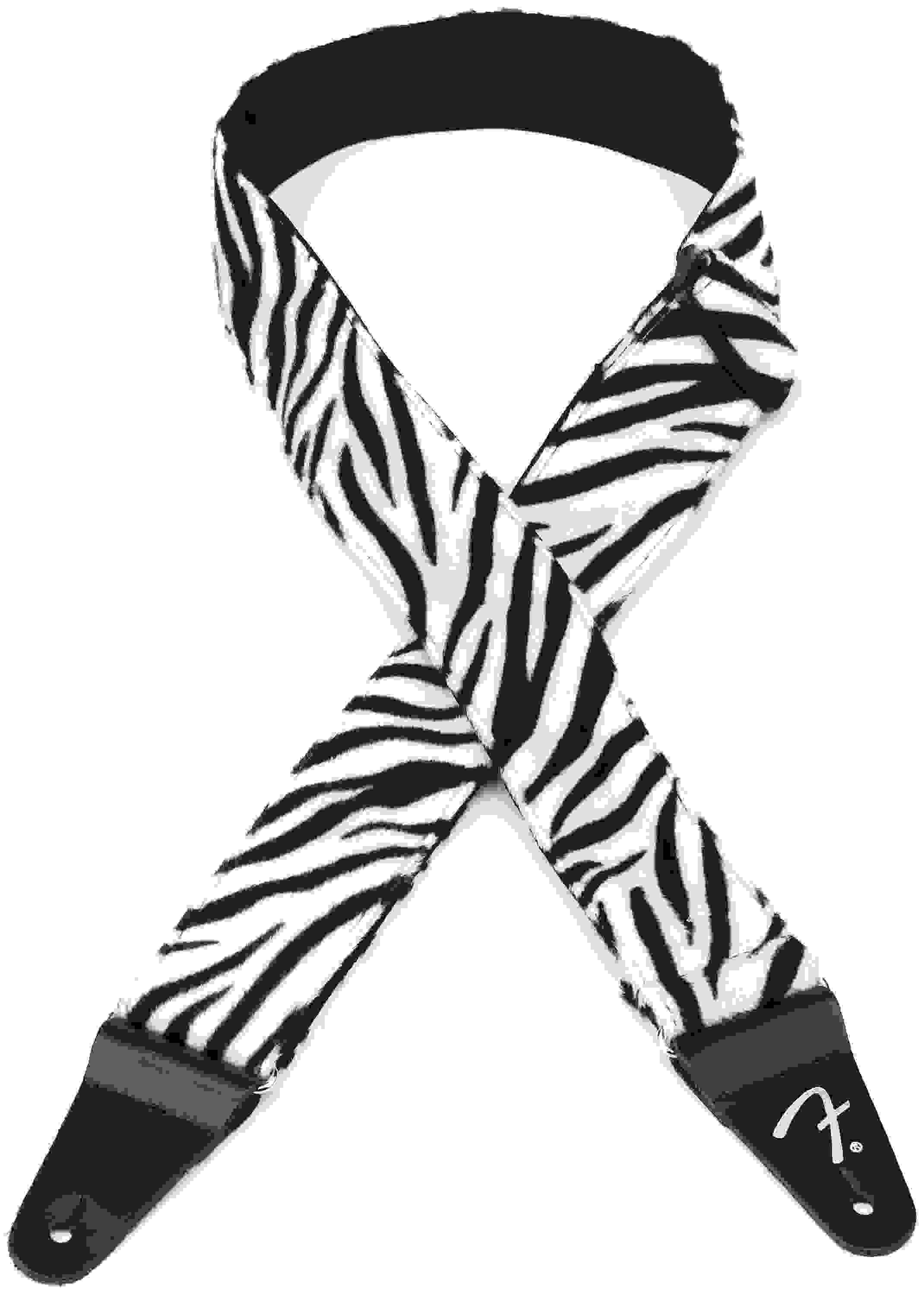 Fender Wild Zebra Print Guitar Strap