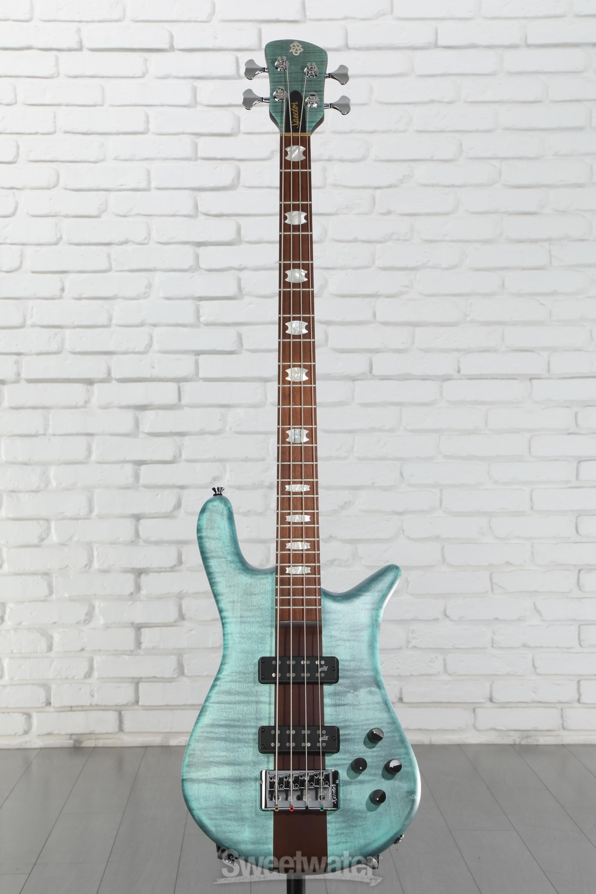 Spector Euro 4 RST Bass Guitar - Turquoise Tide | Sweetwater